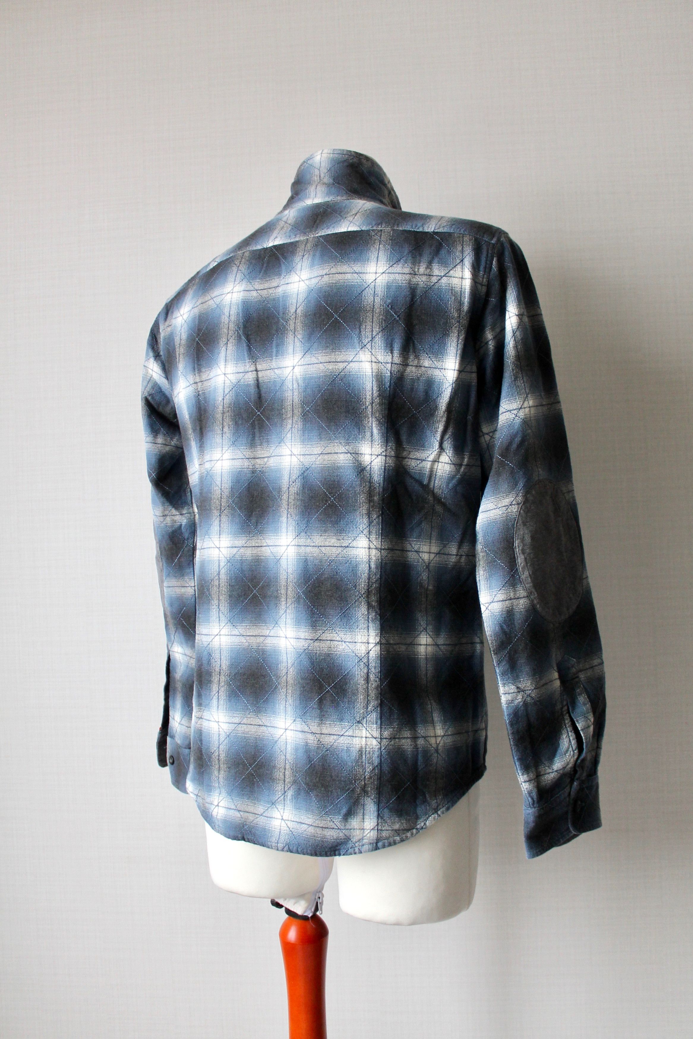 Hugo Boss HUGO BOSS Orange Overshirt 2 Layer Plaid patch Size US M / EU 48-50 / 2 - 11 Thumbnail