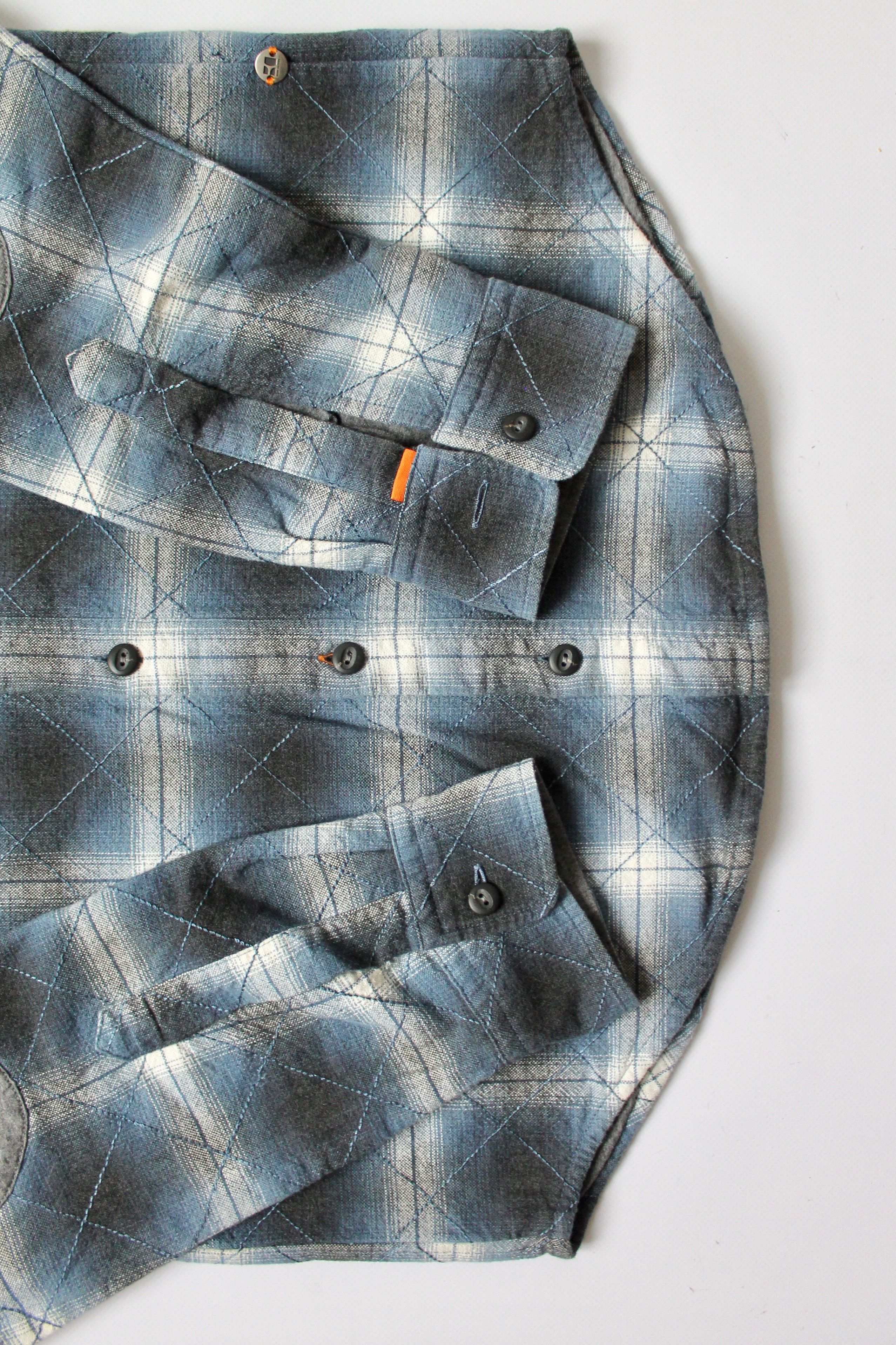 Hugo Boss HUGO BOSS Orange Overshirt 2 Layer Plaid patch Size US M / EU 48-50 / 2 - 6 Thumbnail