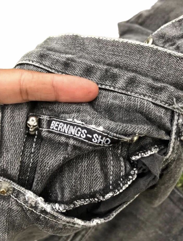 Japanese Brand SKULLS PUNK STYLE BERNINGS-SHO DISTRESSED Size US 31 - 6 Thumbnail