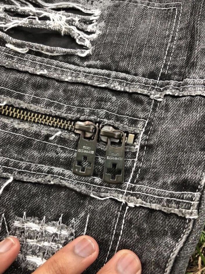 Japanese Brand SKULLS PUNK STYLE BERNINGS-SHO DISTRESSED Size US 31 - 5 Thumbnail