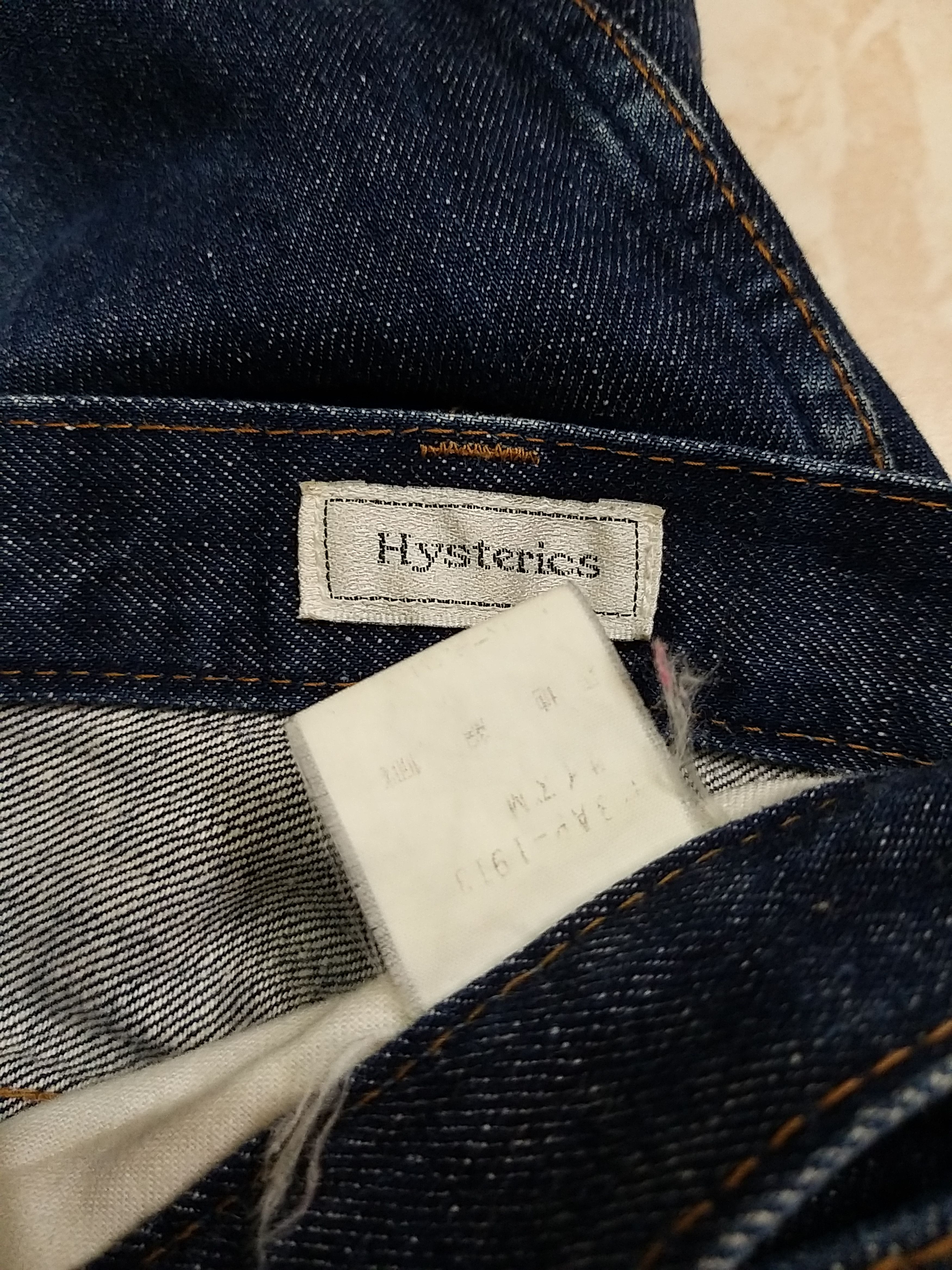 Hysteric Glamour ICONIC💥HYSTERIC GLAMOUR BLUE DENIM NON SELVEDGE Size US 30 / EU 46 - 10 Thumbnail