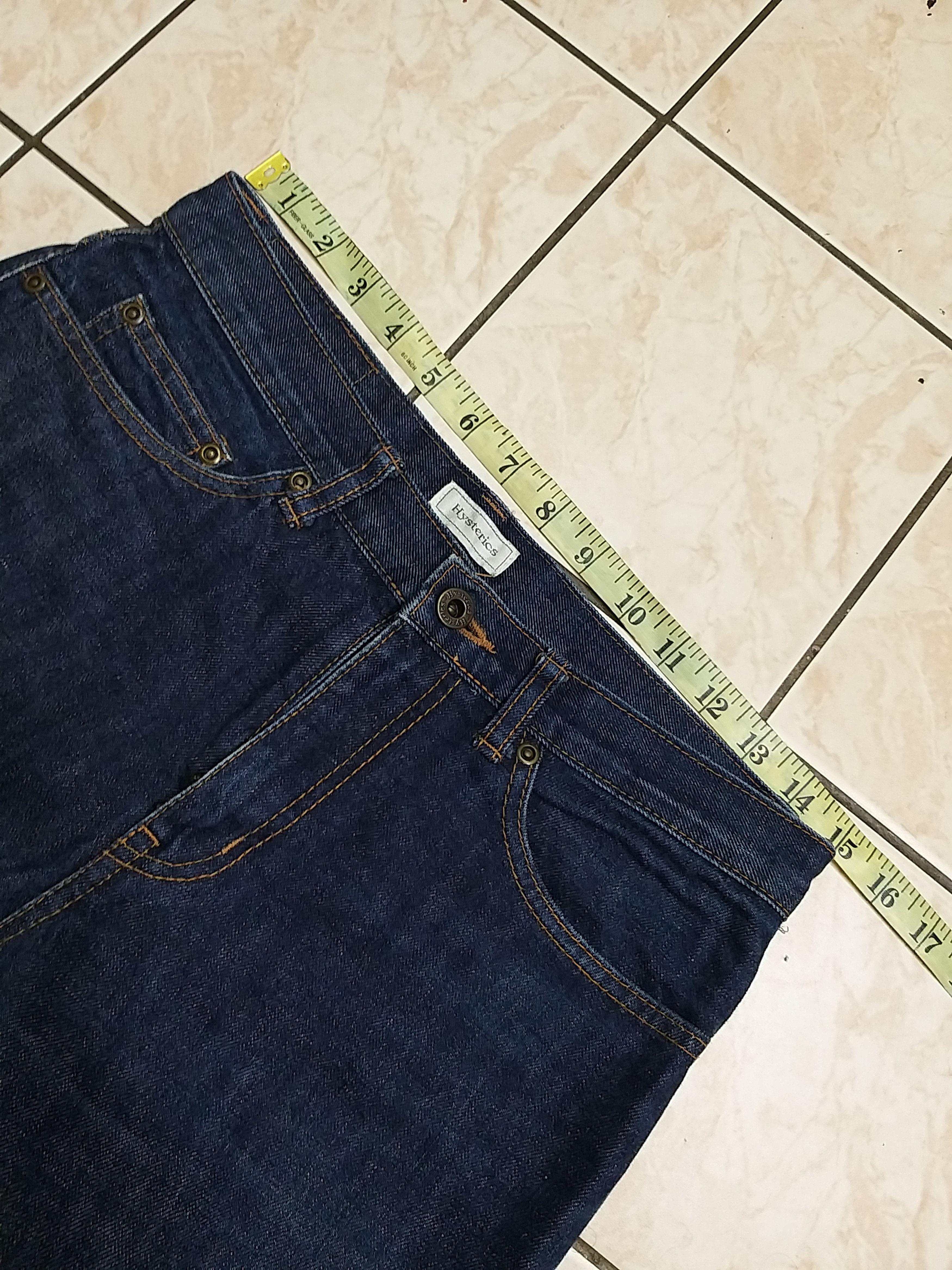 Hysteric Glamour ICONIC💥HYSTERIC GLAMOUR BLUE DENIM NON SELVEDGE Size US 30 / EU 46 - 4 Thumbnail
