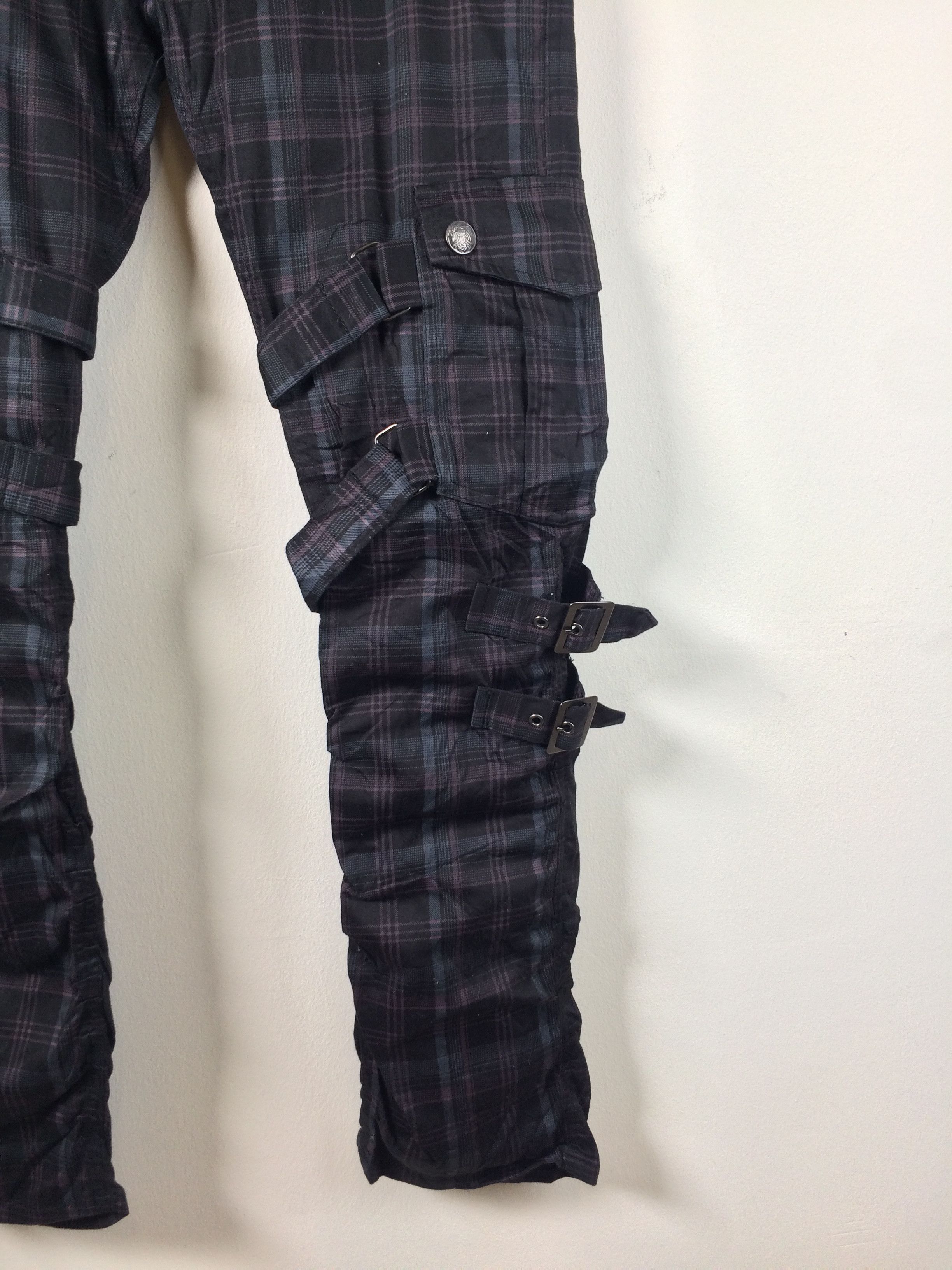 Japanese Brand BG Sho Seditionaries Drawstring Punk Bondage Pants Size US 32 / EU 48 - 5 Thumbnail