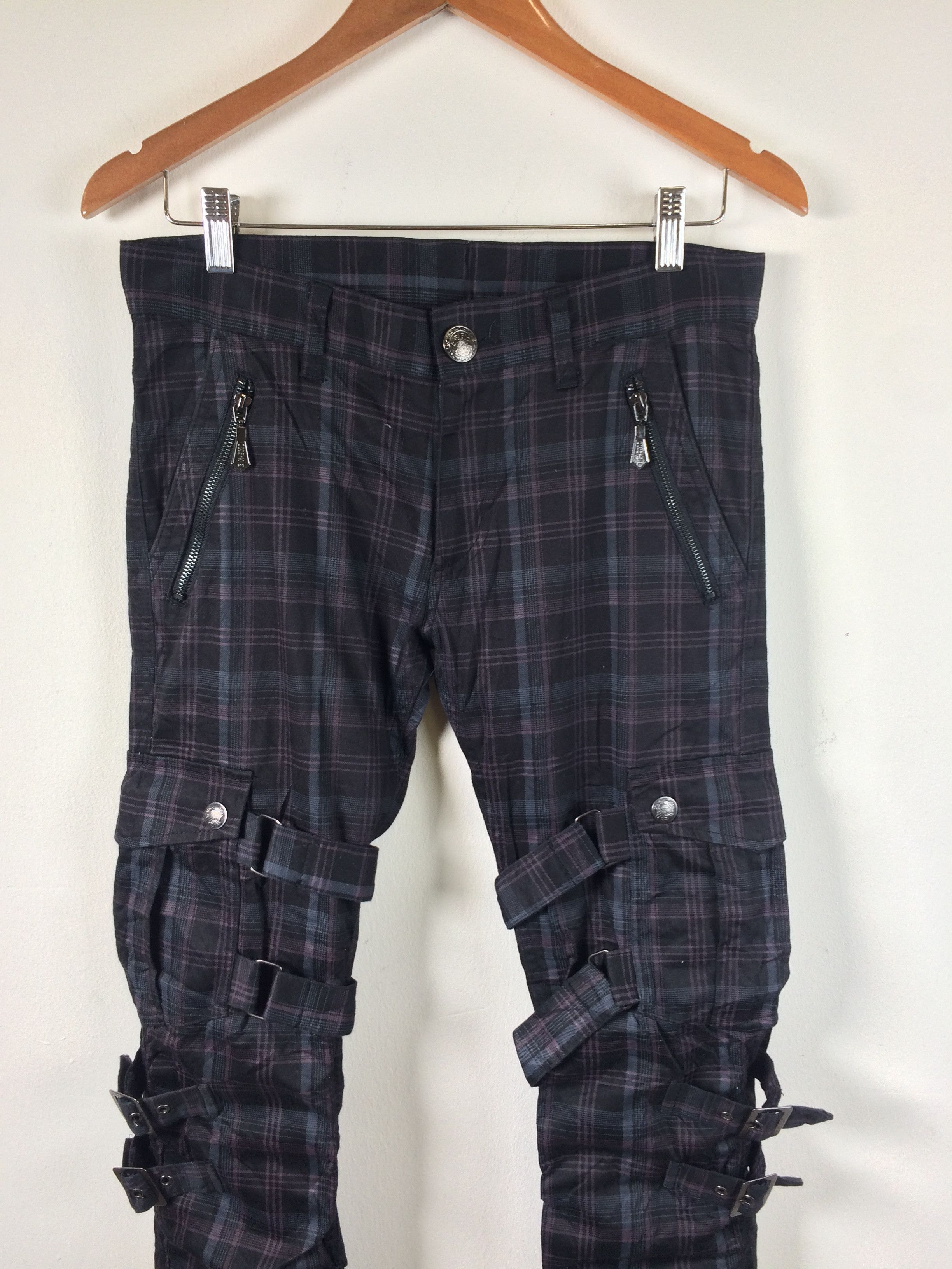 Japanese Brand BG Sho Seditionaries Drawstring Punk Bondage Pants Size US 32 / EU 48 - 3 Thumbnail