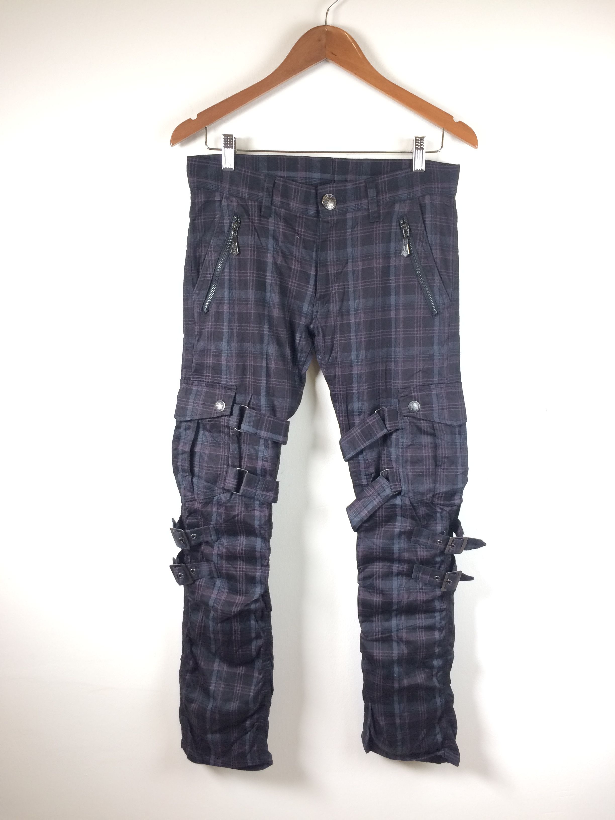 Japanese Brand BG Sho Seditionaries Drawstring Punk Bondage Pants Size US 32 / EU 48 - 1 Thumbnail