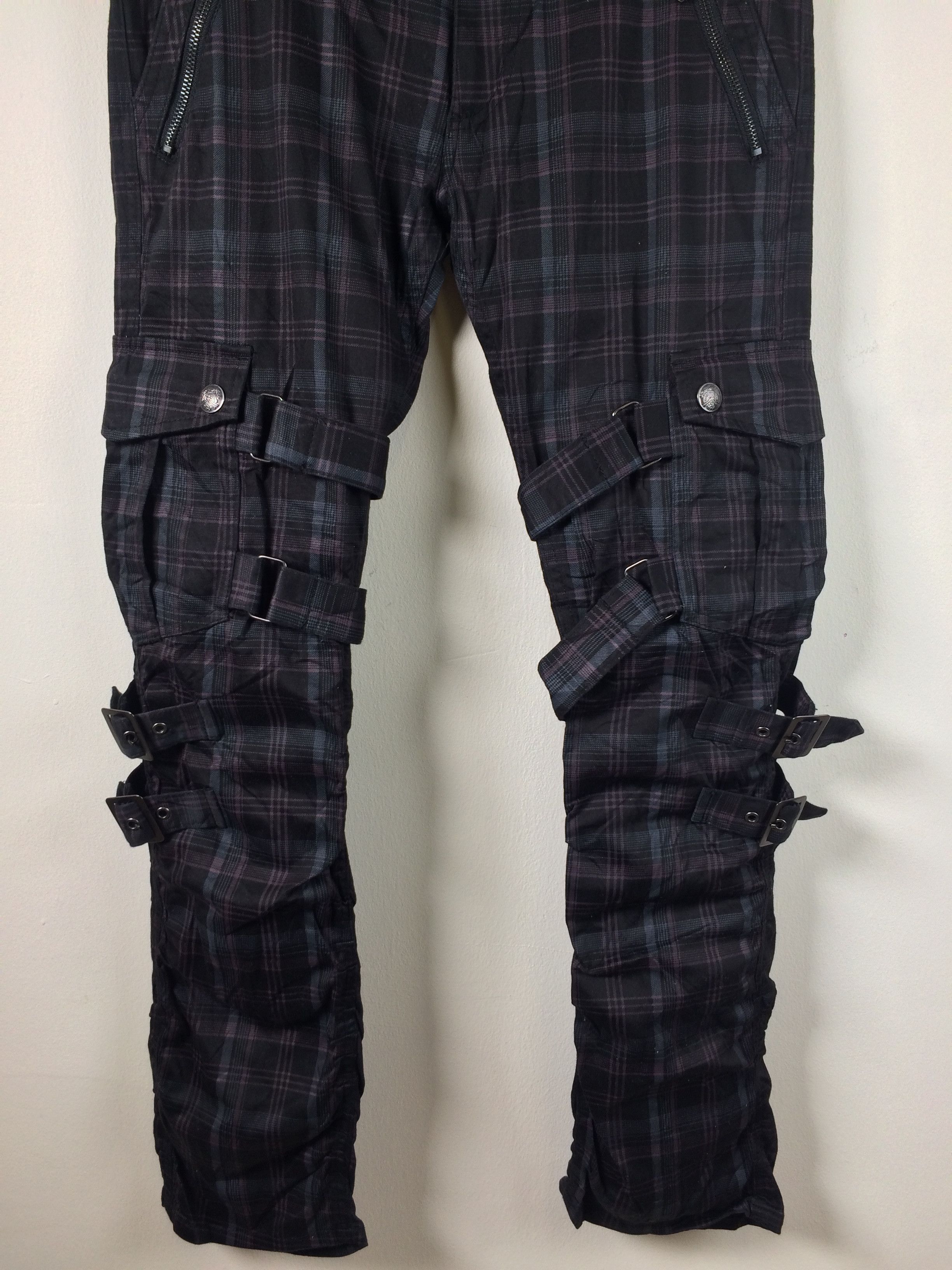 Japanese Brand BG Sho Seditionaries Drawstring Punk Bondage Pants Size US 32 / EU 48 - 4 Thumbnail