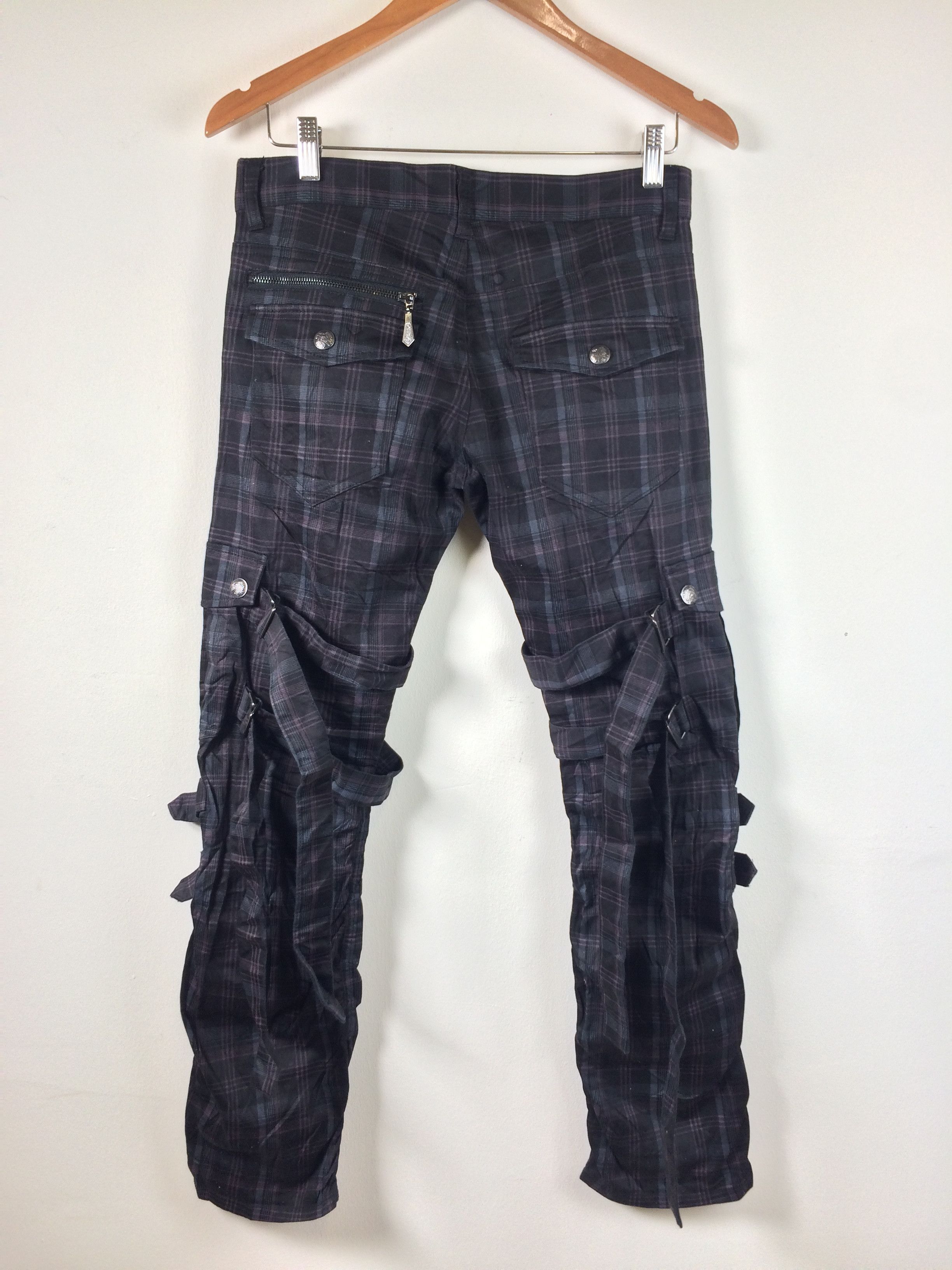 Japanese Brand BG Sho Seditionaries Drawstring Punk Bondage Pants Size US 32 / EU 48 - 7 Thumbnail