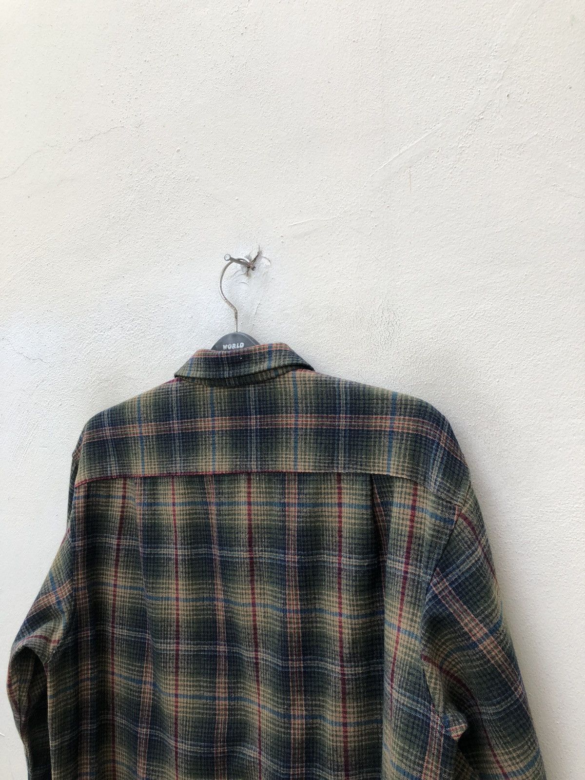 Pendleton Vintage Pendleton Usa Plaid Wool Pull Over Flannel Shirt Size US M / EU 48-50 / 2 - 10 Thumbnail
