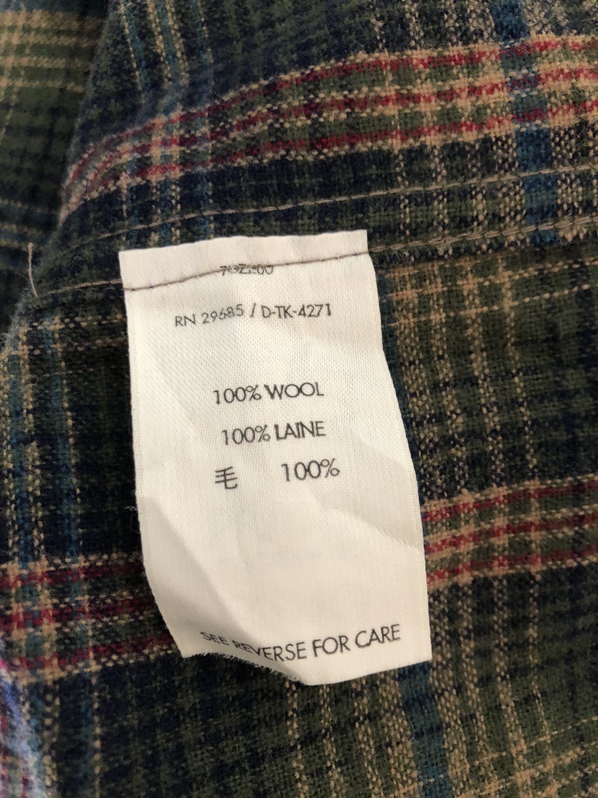Pendleton Vintage Pendleton Usa Plaid Wool Pull Over Flannel Shirt Size US M / EU 48-50 / 2 - 13 Thumbnail