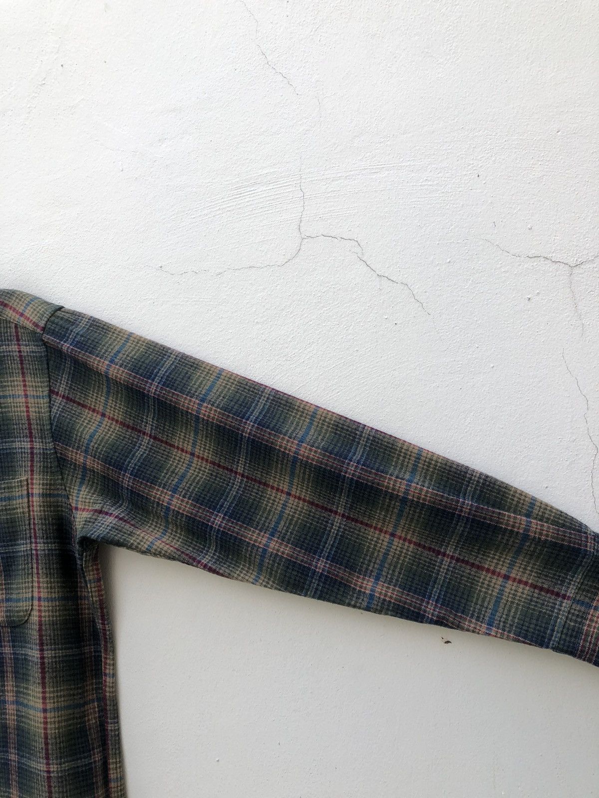 Pendleton Vintage Pendleton Usa Plaid Wool Pull Over Flannel Shirt Size US M / EU 48-50 / 2 - 8 Thumbnail