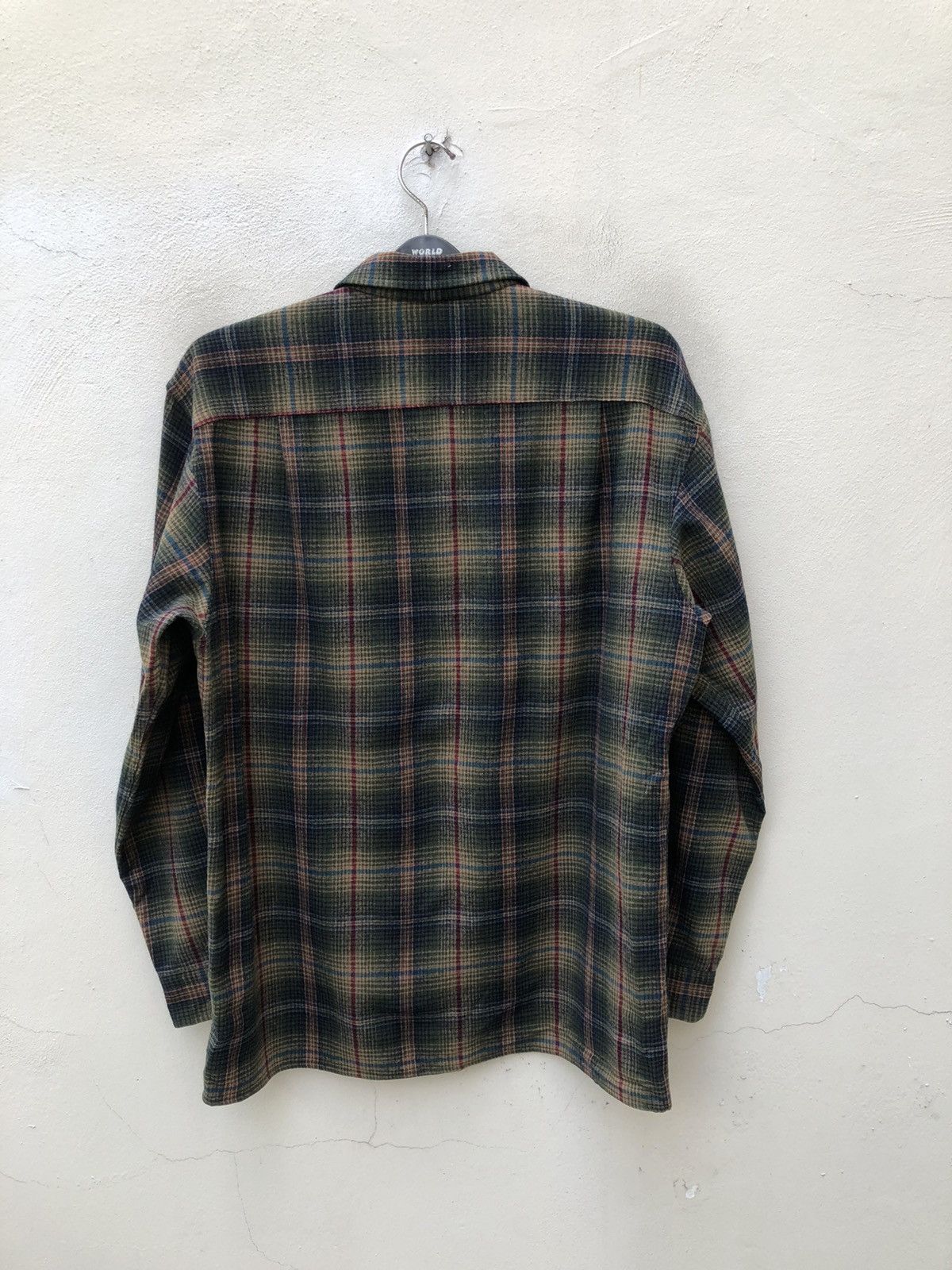 Pendleton Vintage Pendleton Usa Plaid Wool Pull Over Flannel Shirt Size US M / EU 48-50 / 2 - 9 Thumbnail