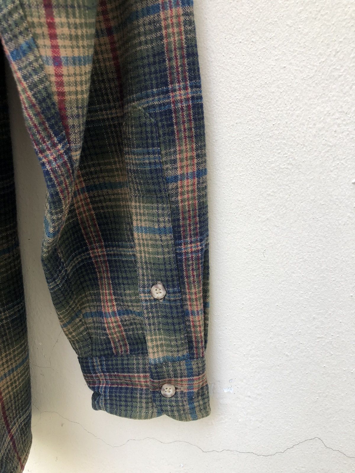 Pendleton Vintage Pendleton Usa Plaid Wool Pull Over Flannel Shirt Size US M / EU 48-50 / 2 - 11 Thumbnail