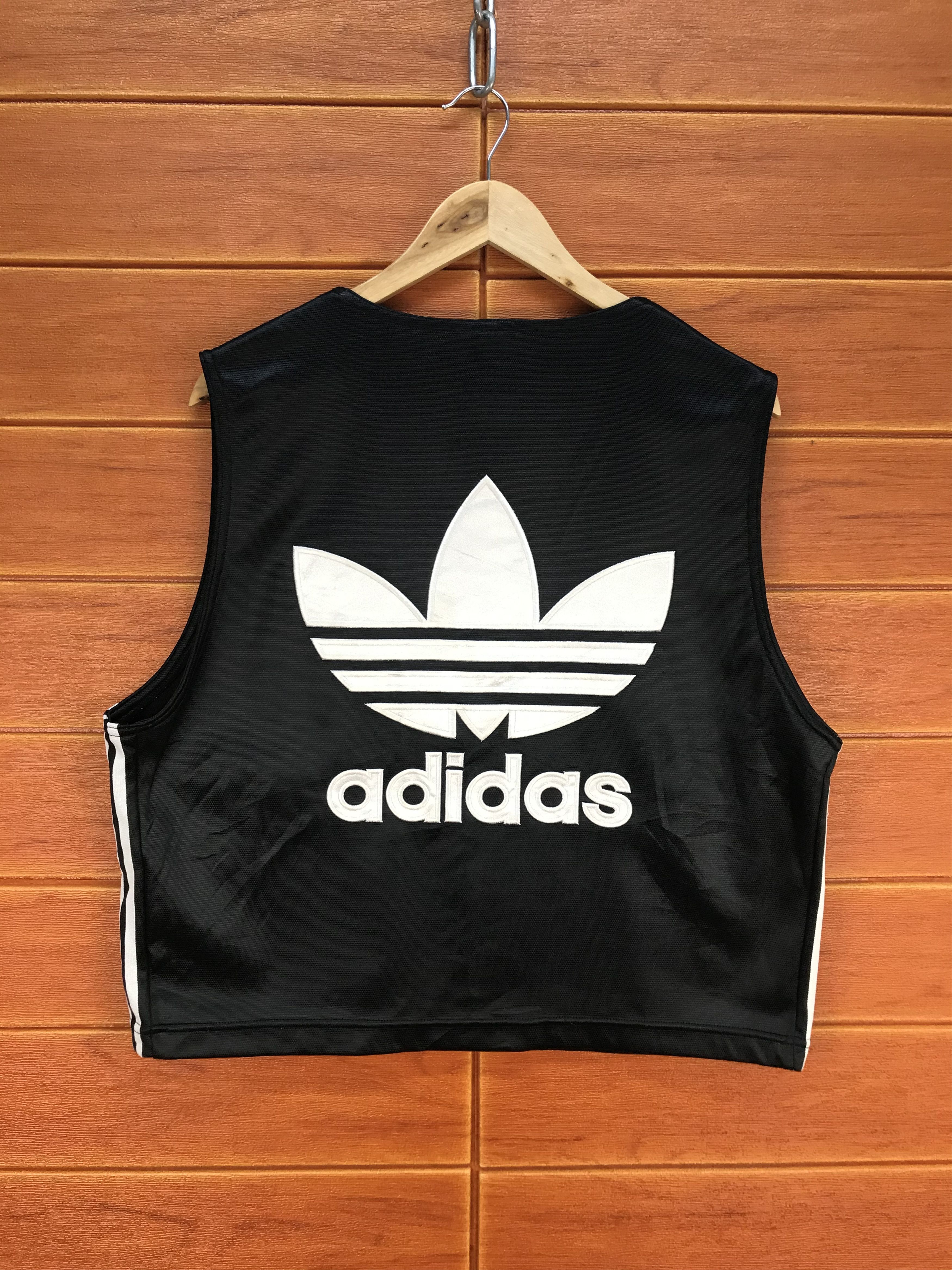 Adidas Vintage ADIDAS X DESCENTE Trefoil Embroidered Vest Size US M / EU 48-50 / 2 - 1 Thumbnail
