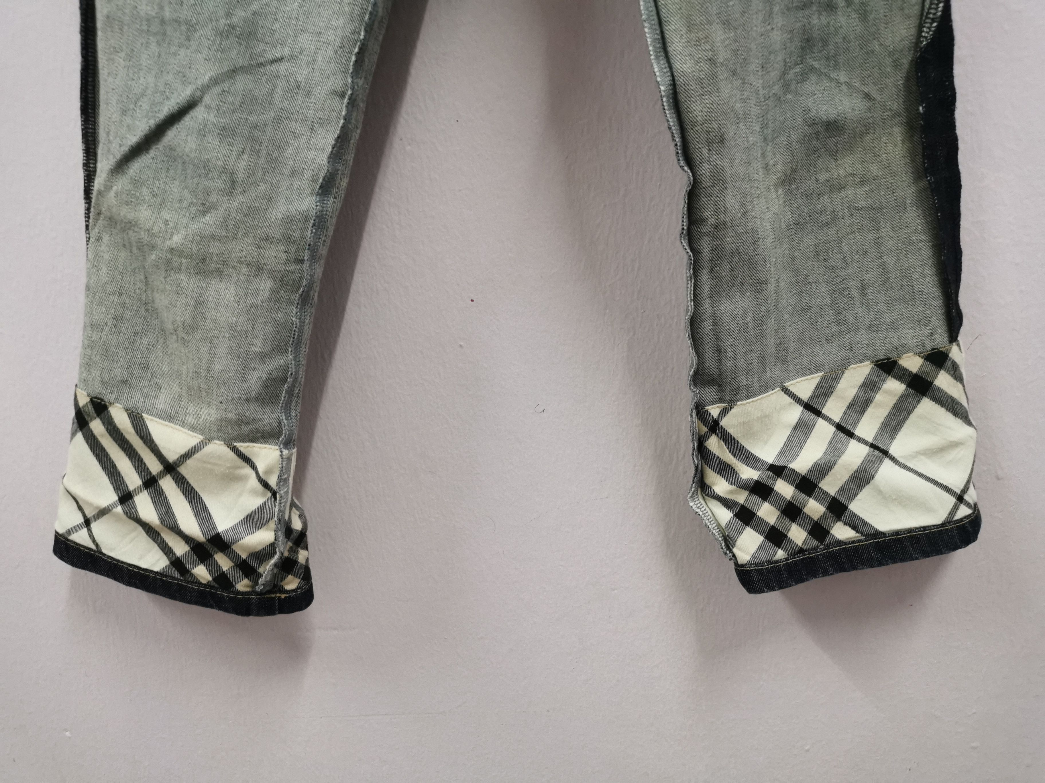Burberry × Designer × Vintage Rare 90' Vintage Burberry London Blue Label 3Quarter Pants Size US 26 / EU 42 - 16 Thumbnail