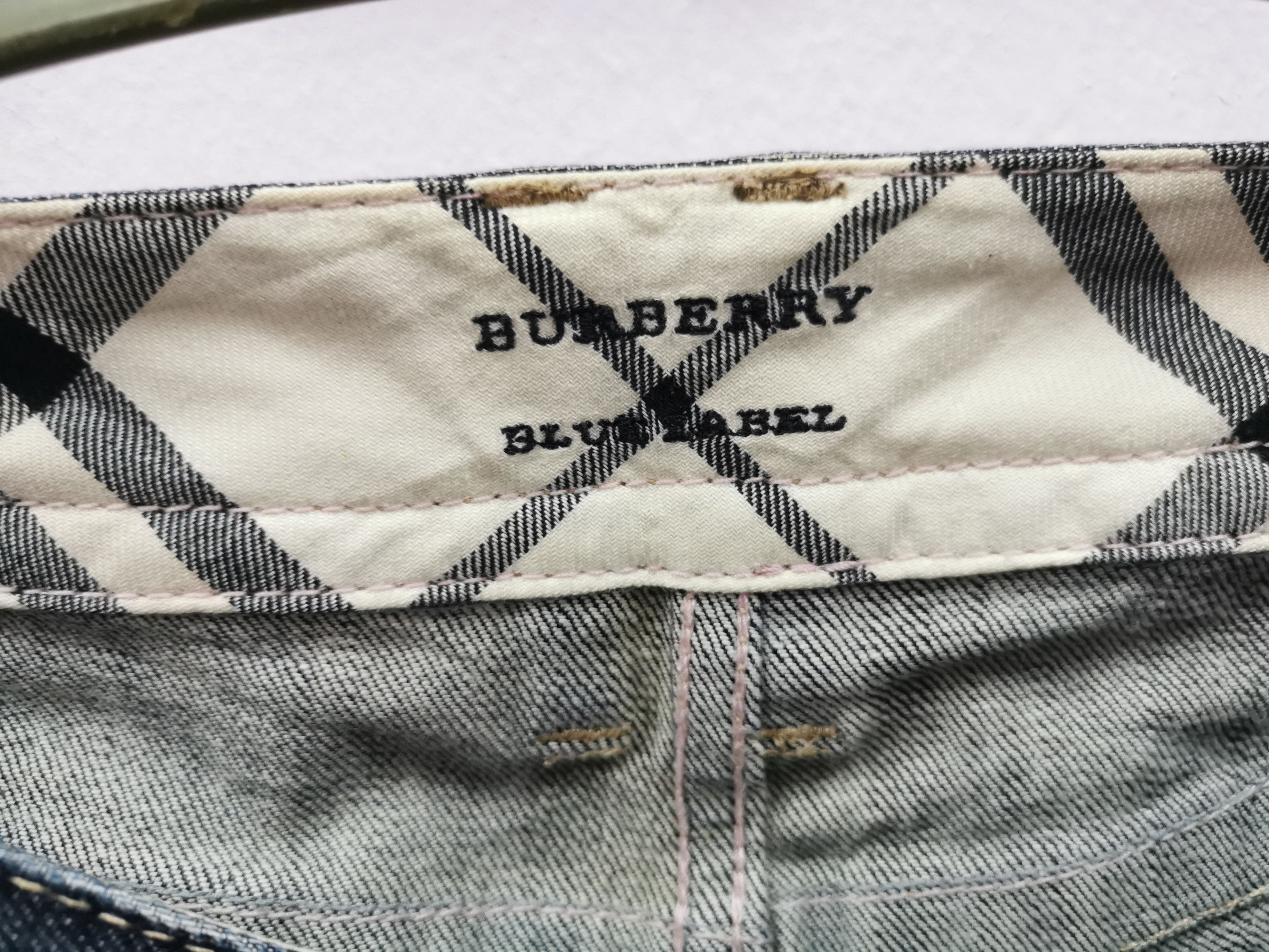 Burberry × Designer × Vintage Rare 90' Vintage Burberry London Blue Label 3Quarter Pants Size US 26 / EU 42 - 18 Thumbnail