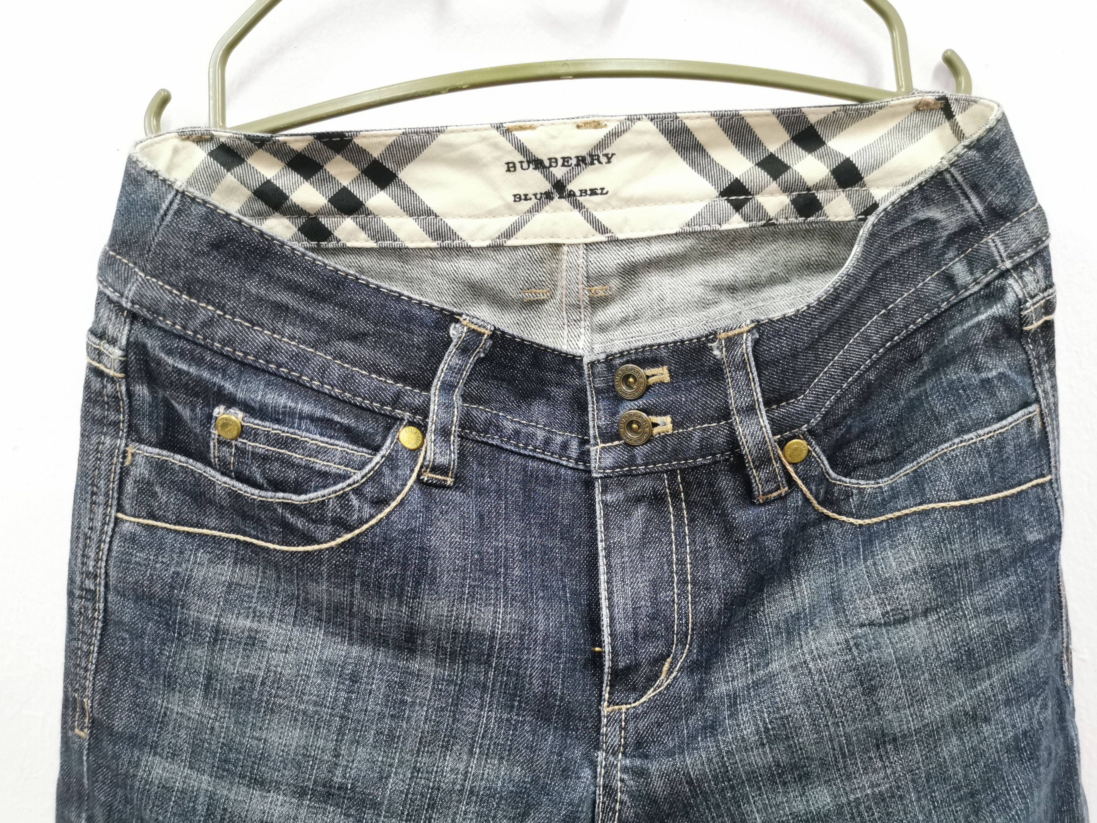 Burberry × Designer × Vintage Rare 90' Vintage Burberry London Blue Label 3Quarter Pants Size US 26 / EU 42 - 4 Thumbnail