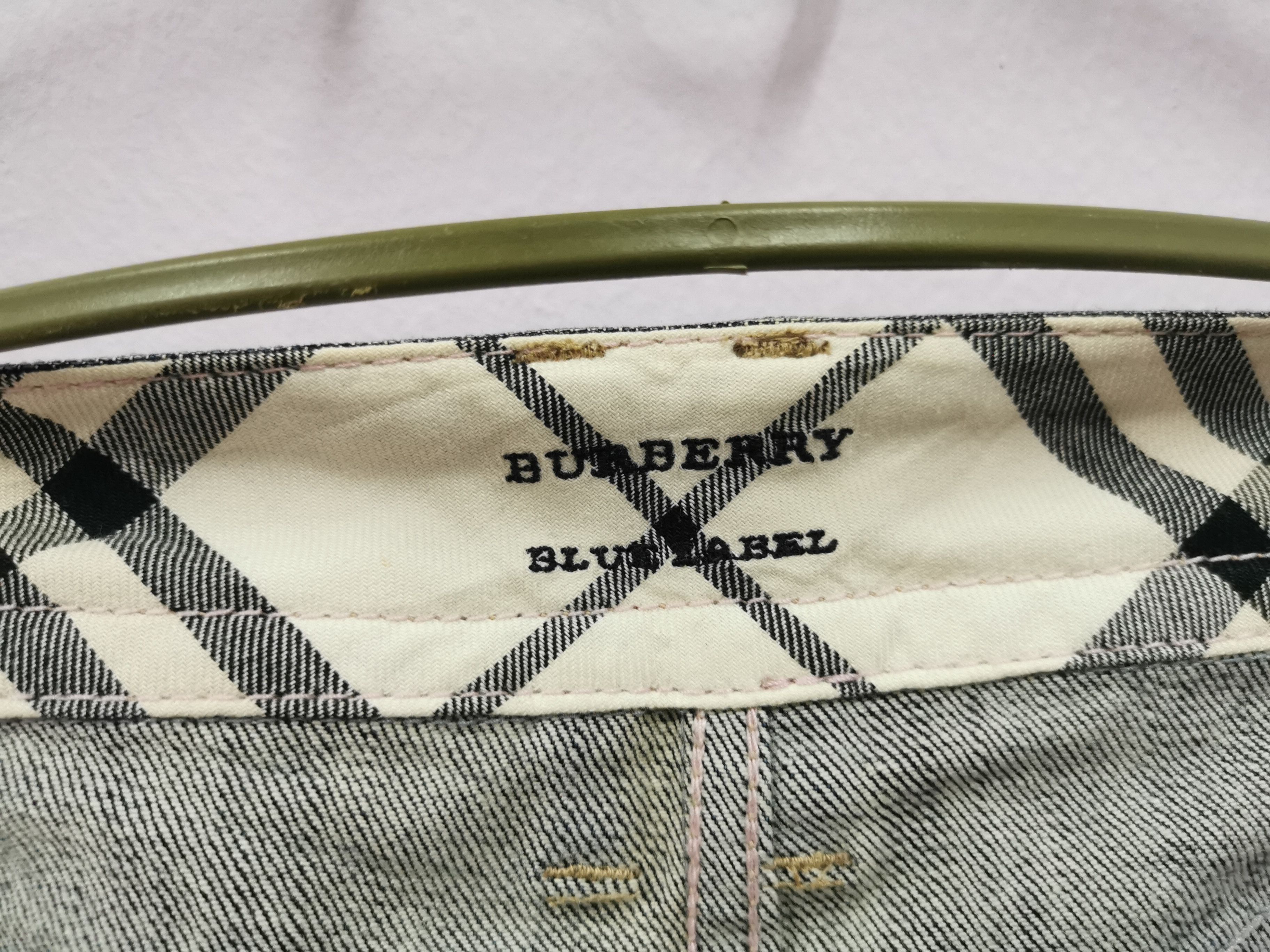 Burberry × Designer × Vintage Rare 90' Vintage Burberry London Blue Label 3Quarter Pants Size US 26 / EU 42 - 11 Thumbnail