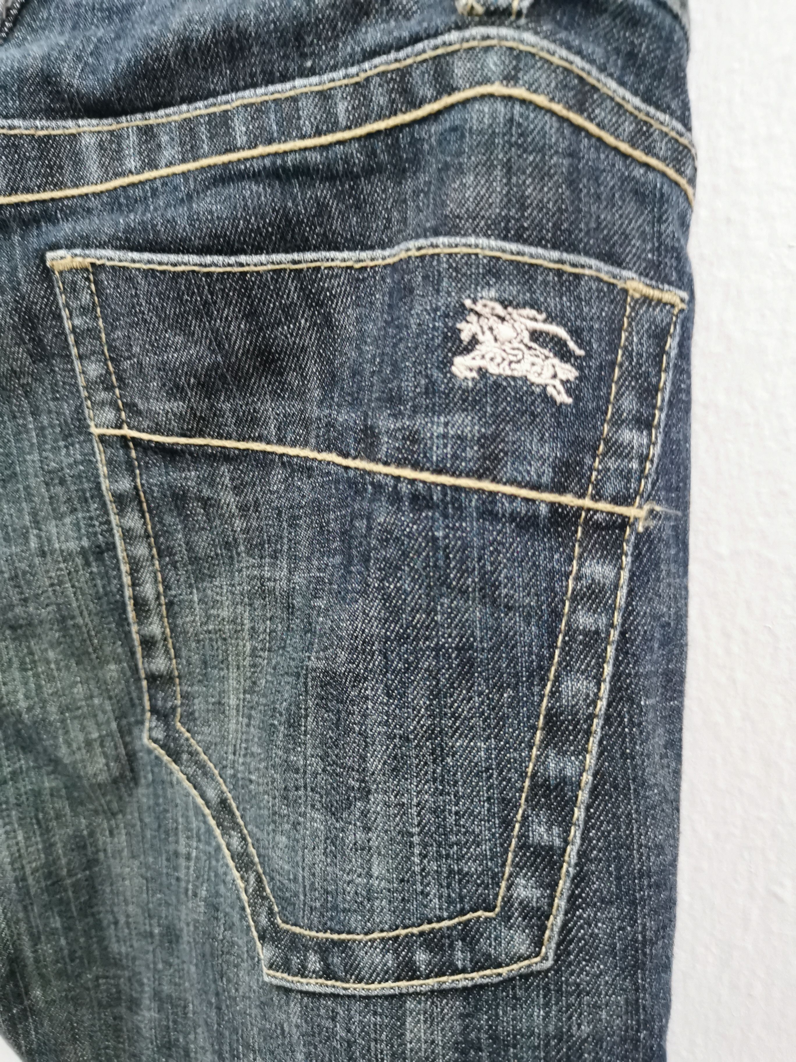 Burberry × Designer × Vintage Rare 90' Vintage Burberry London Blue Label 3Quarter Pants Size US 26 / EU 42 - 10 Thumbnail