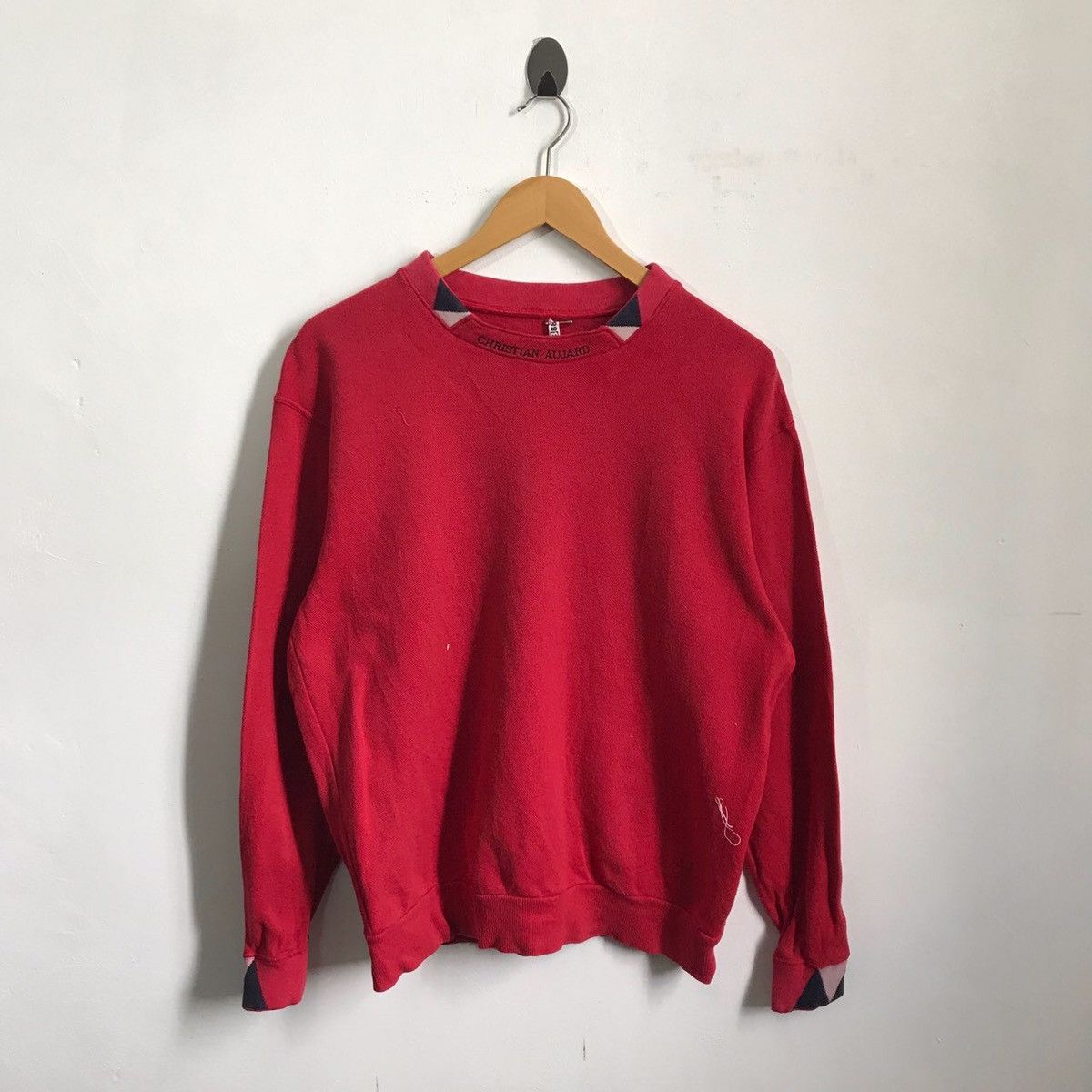 christian aujard mock neck embroidered swe