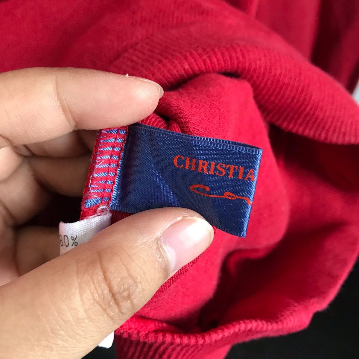 christian aujard mock neck embroidered swe