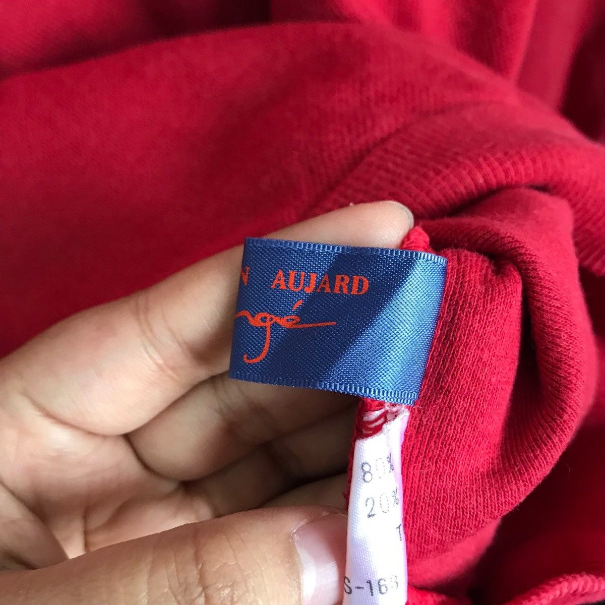 christian aujard mock neck embroidered swe