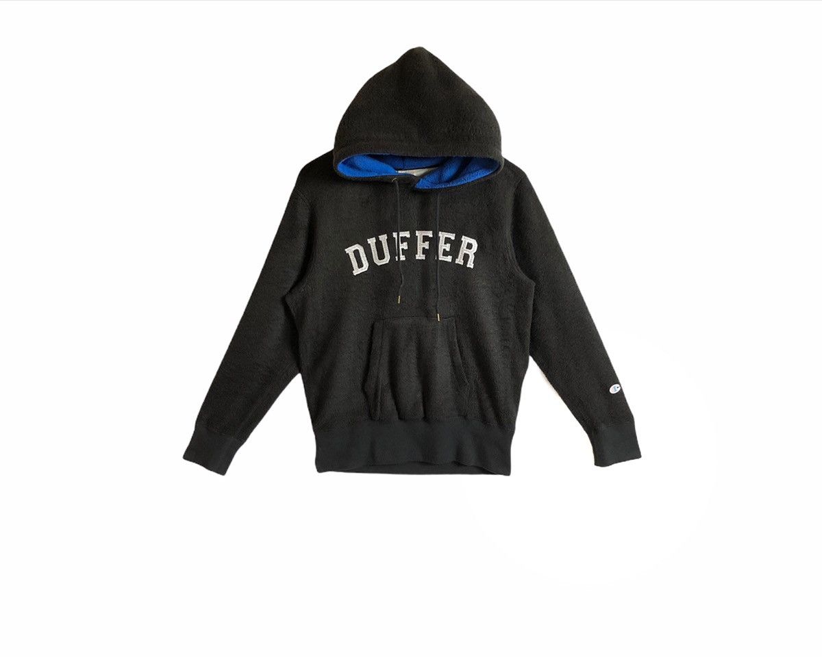 Vintage Vintage Champion X Duffer Fleece Pullover Hoodie Sweater Grailed