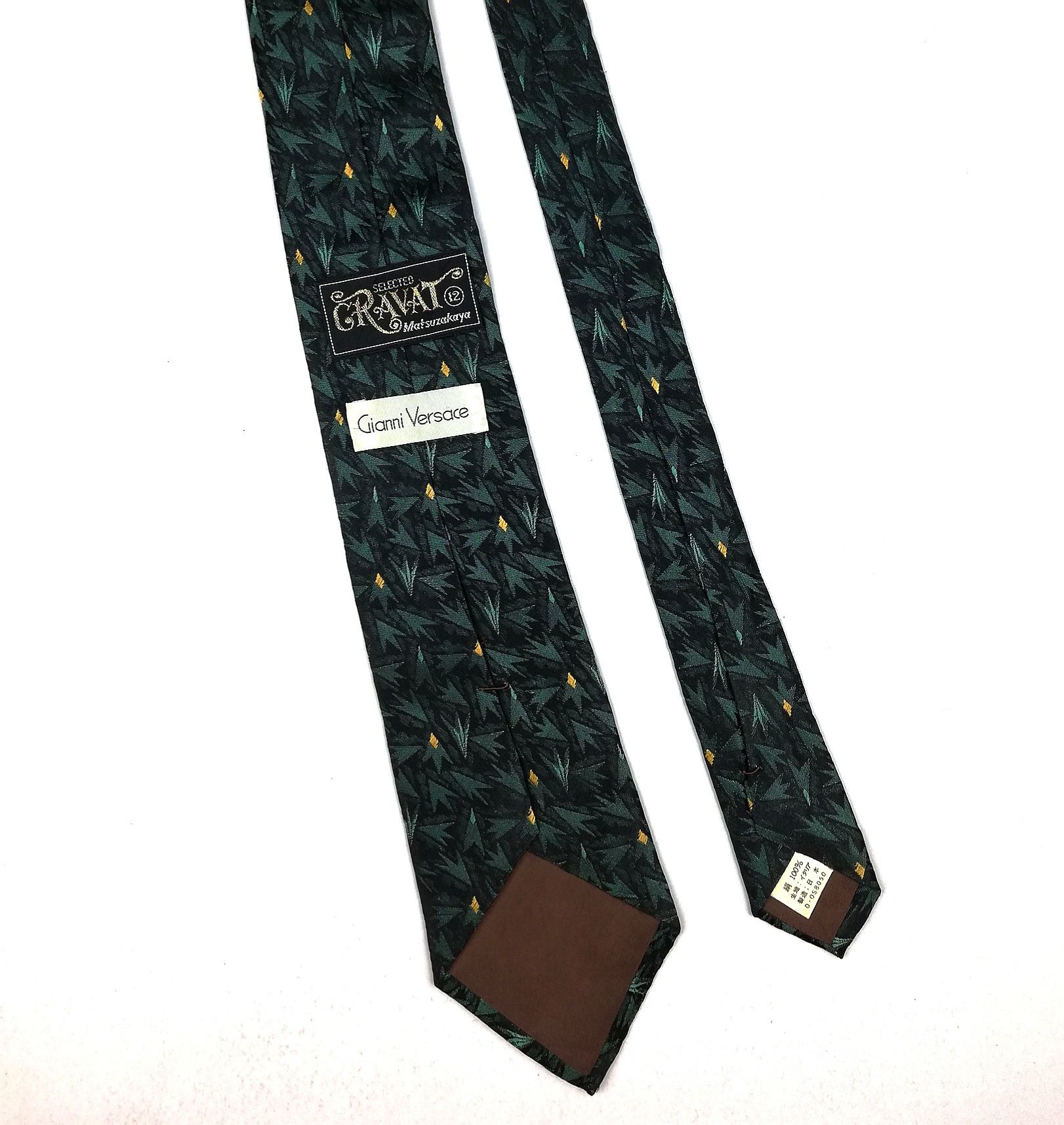 Gianni Valentino × Versace Gianni Versace Gravat Rare Design Silk Tie Men Luxury Size ONE SIZE - 6 Thumbnail
