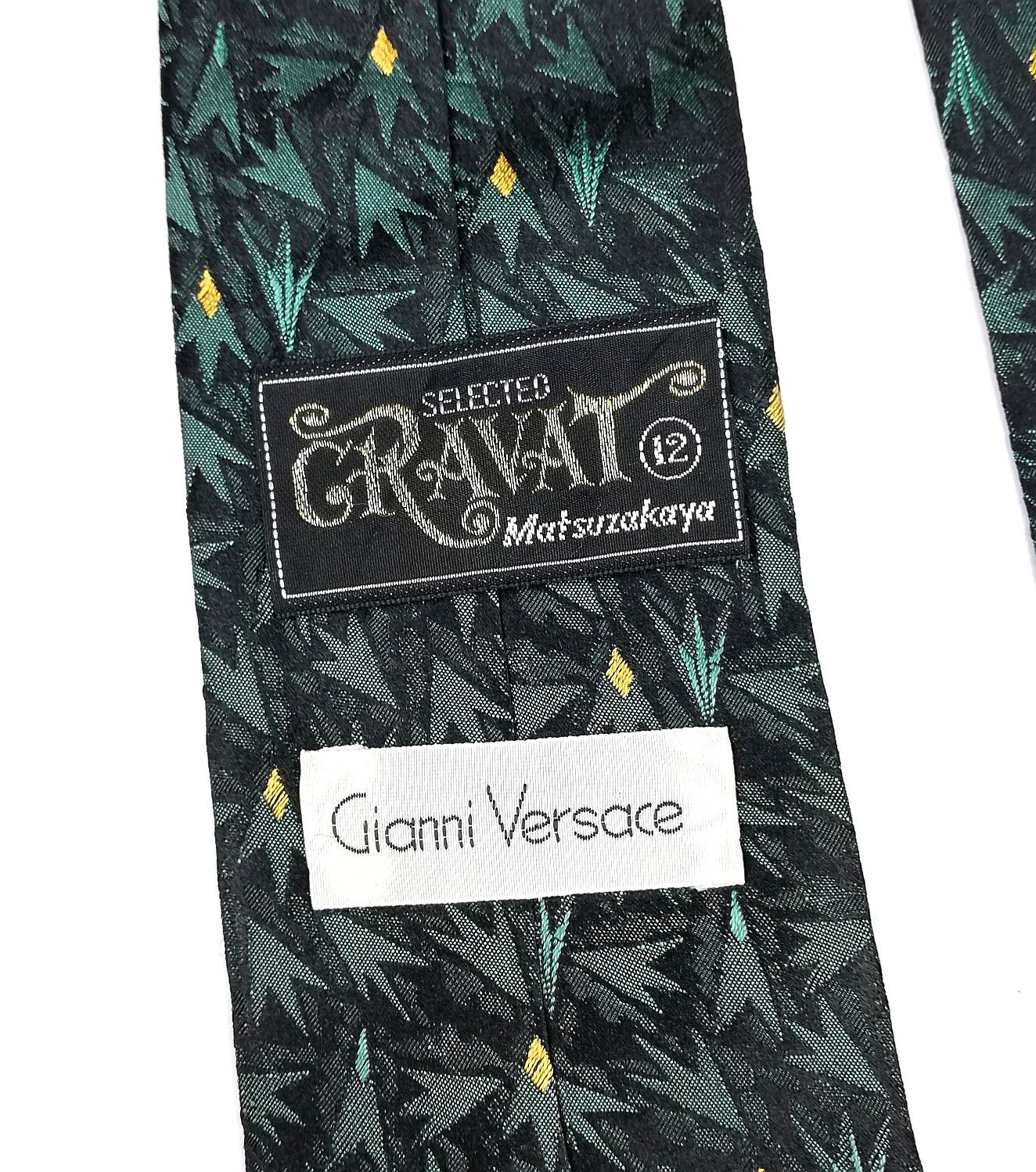 Gianni Valentino × Versace Gianni Versace Gravat Rare Design Silk Tie Men Luxury Size ONE SIZE - 4 Thumbnail