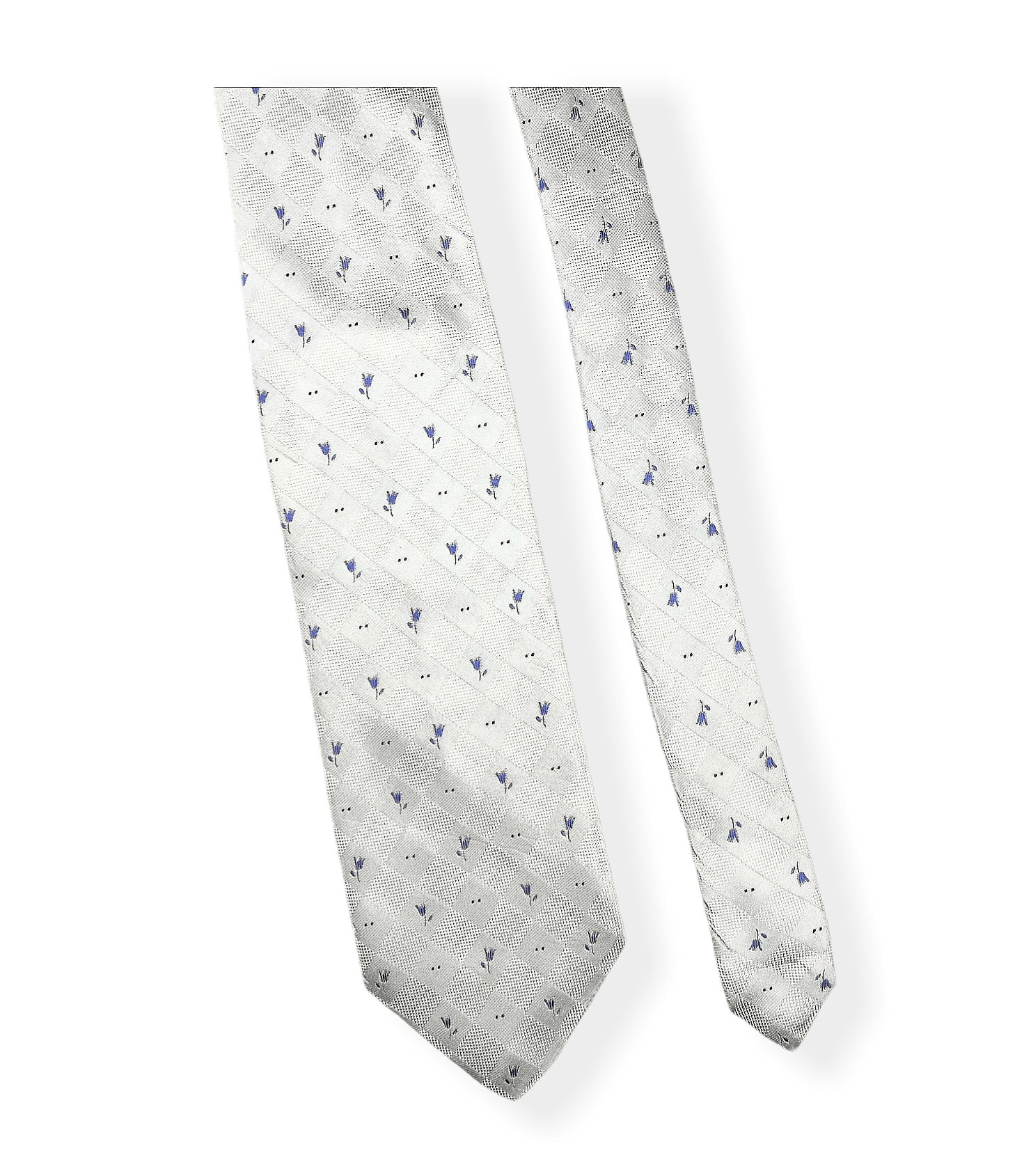 Pierre Balmain Pierre Balmain Paris Flower Printed Silk Tie Man Luxury Size ONE SIZE - 4 Thumbnail