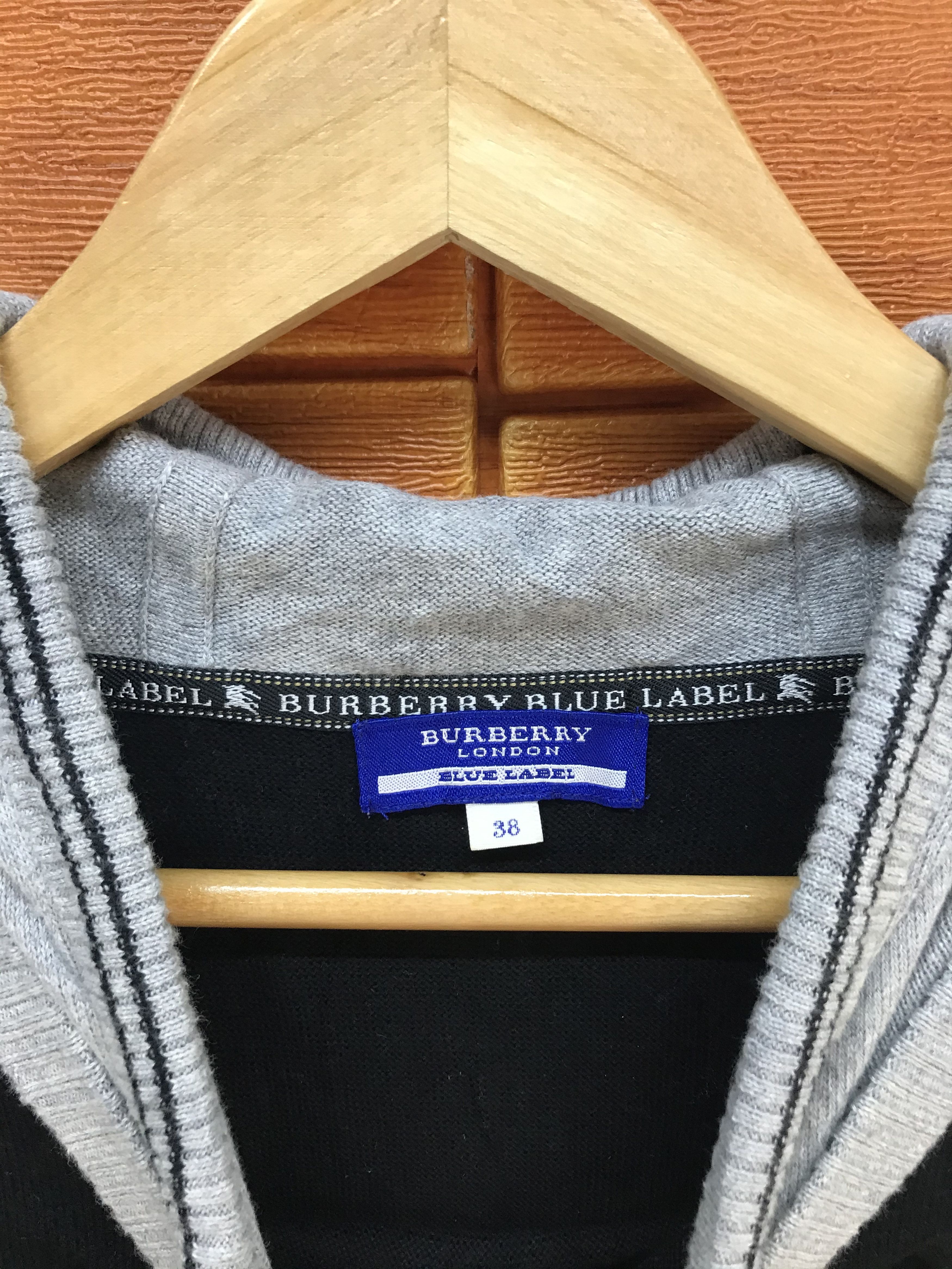 Burberry × Burberry Prorsum BURBERRY Blue label Spell Out Stretchable Hoodie Shirt Size US M / EU 48-50 / 2 - 5 Thumbnail