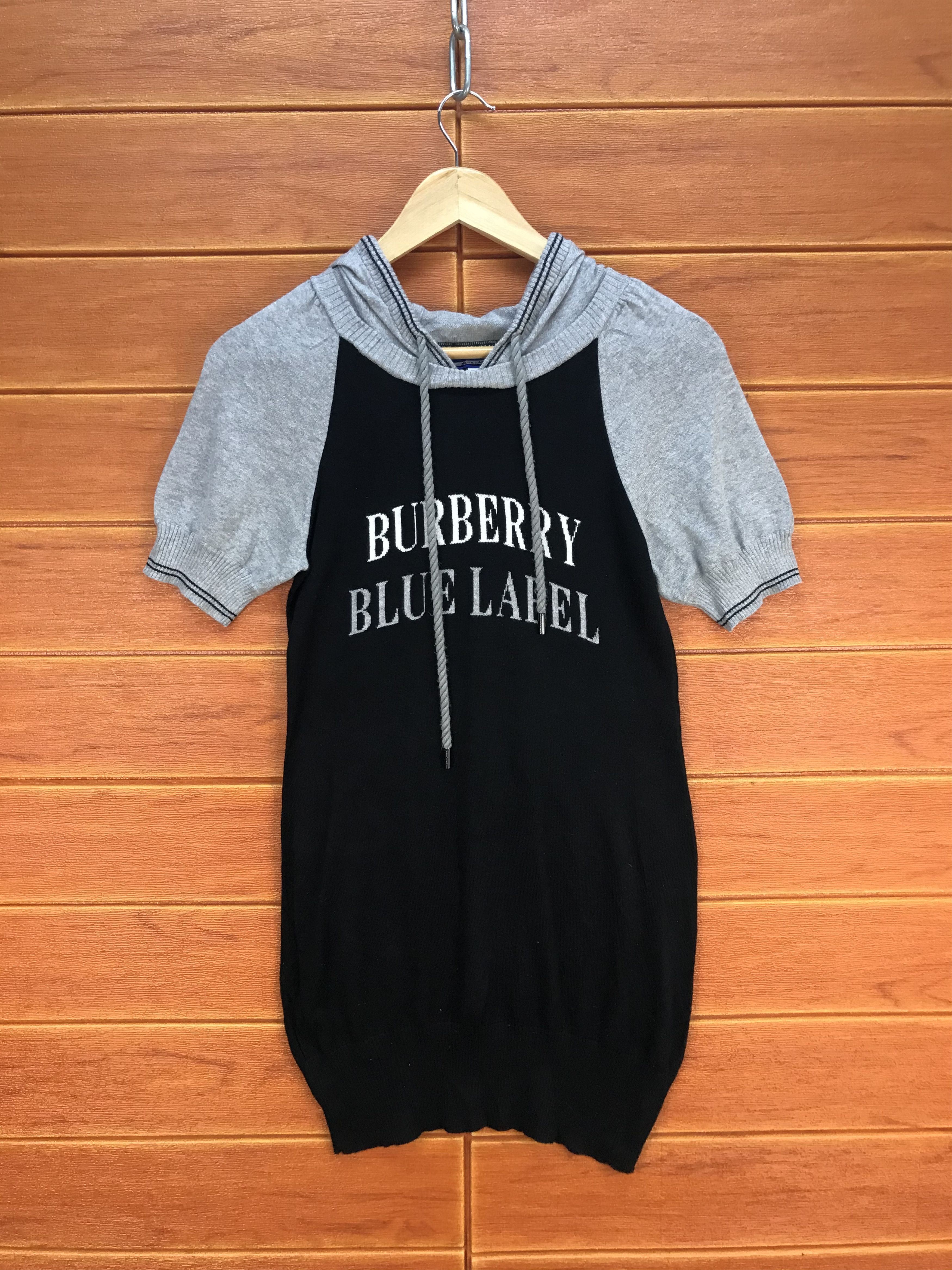 Burberry × Burberry Prorsum BURBERRY Blue label Spell Out Stretchable Hoodie Shirt Size US M / EU 48-50 / 2 - 1 Thumbnail