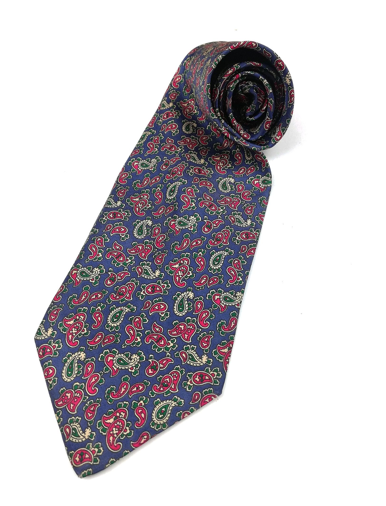 Christian Dior Monsieur Authentic Christian Dior Monsieur Paisley Design Silk Tie Size ONE SIZE - 2 Thumbnail