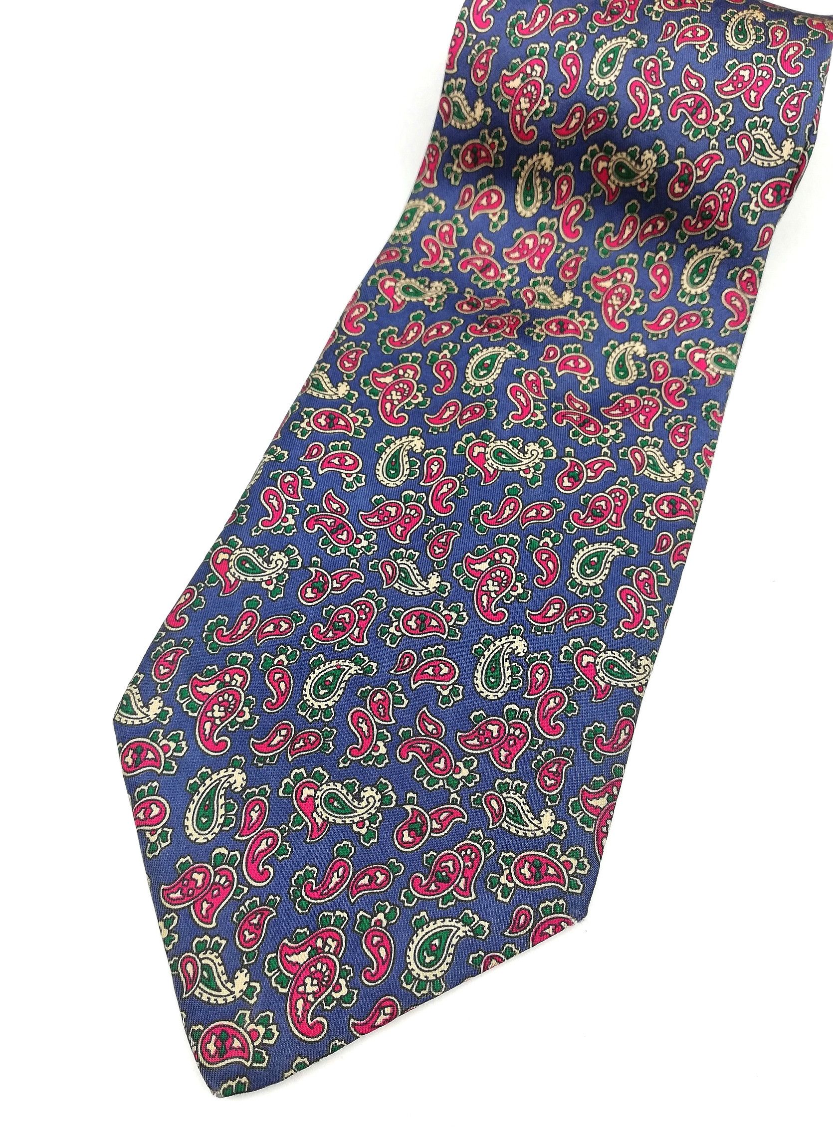 Christian Dior Monsieur Authentic Christian Dior Monsieur Paisley Design Silk Tie Size ONE SIZE - 3 Thumbnail