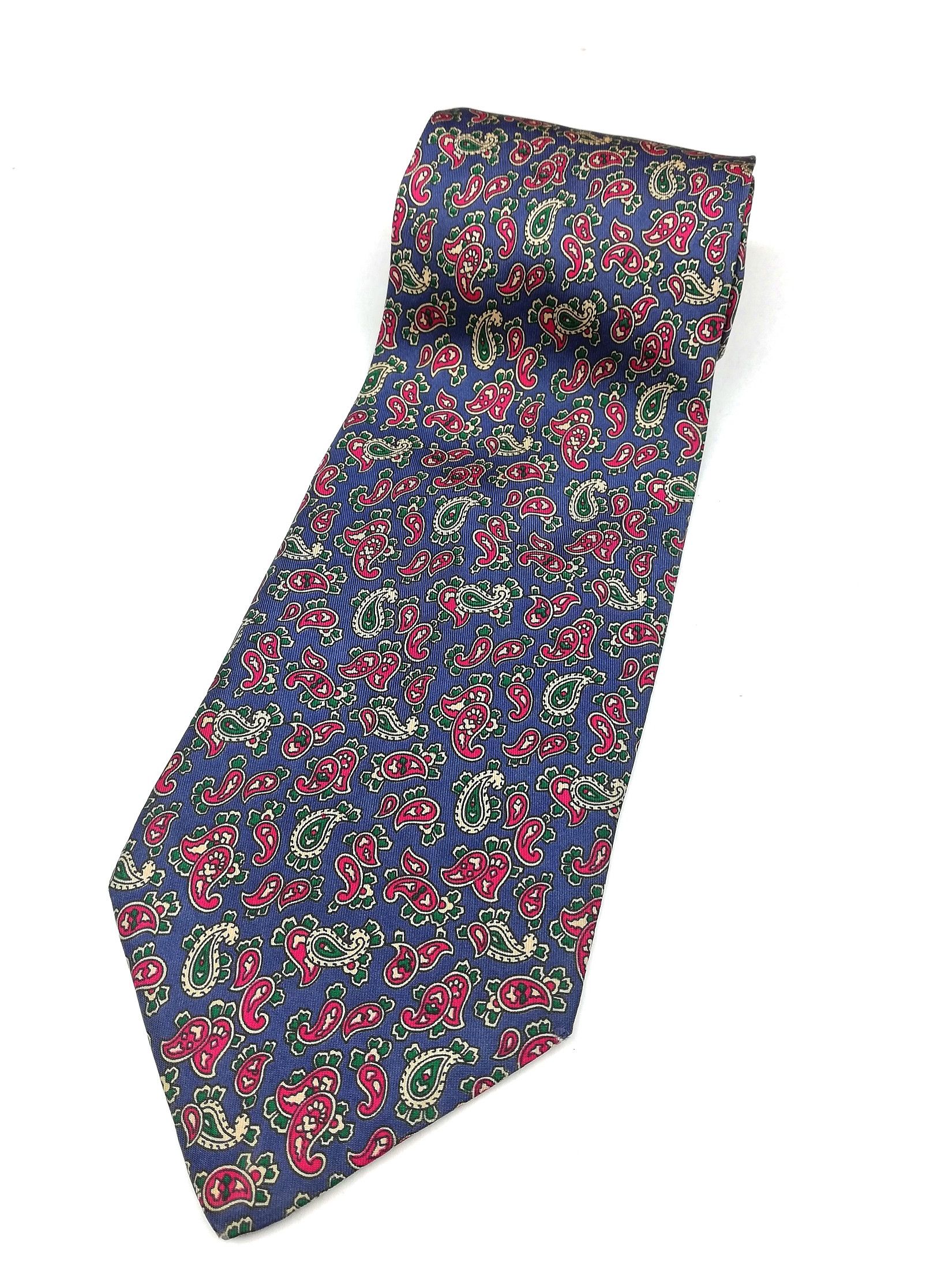 Christian Dior Monsieur Authentic Christian Dior Monsieur Paisley Design Silk Tie Size ONE SIZE - 1 Thumbnail