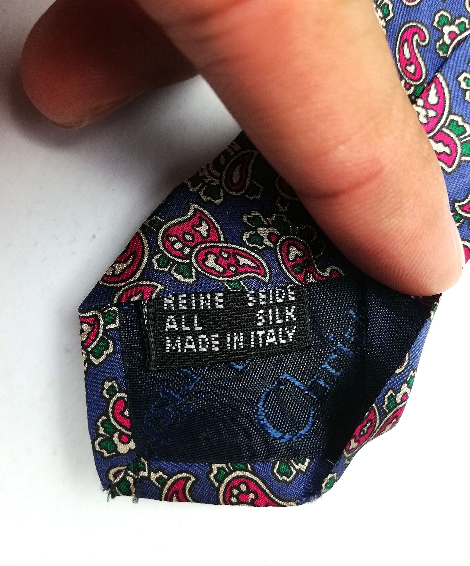 Christian Dior Monsieur Authentic Christian Dior Monsieur Paisley Design Silk Tie Size ONE SIZE - 5 Thumbnail