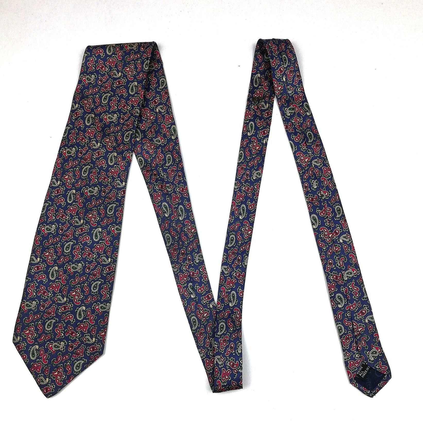 Christian Dior Monsieur Authentic Christian Dior Monsieur Paisley Design Silk Tie Size ONE SIZE - 9 Thumbnail