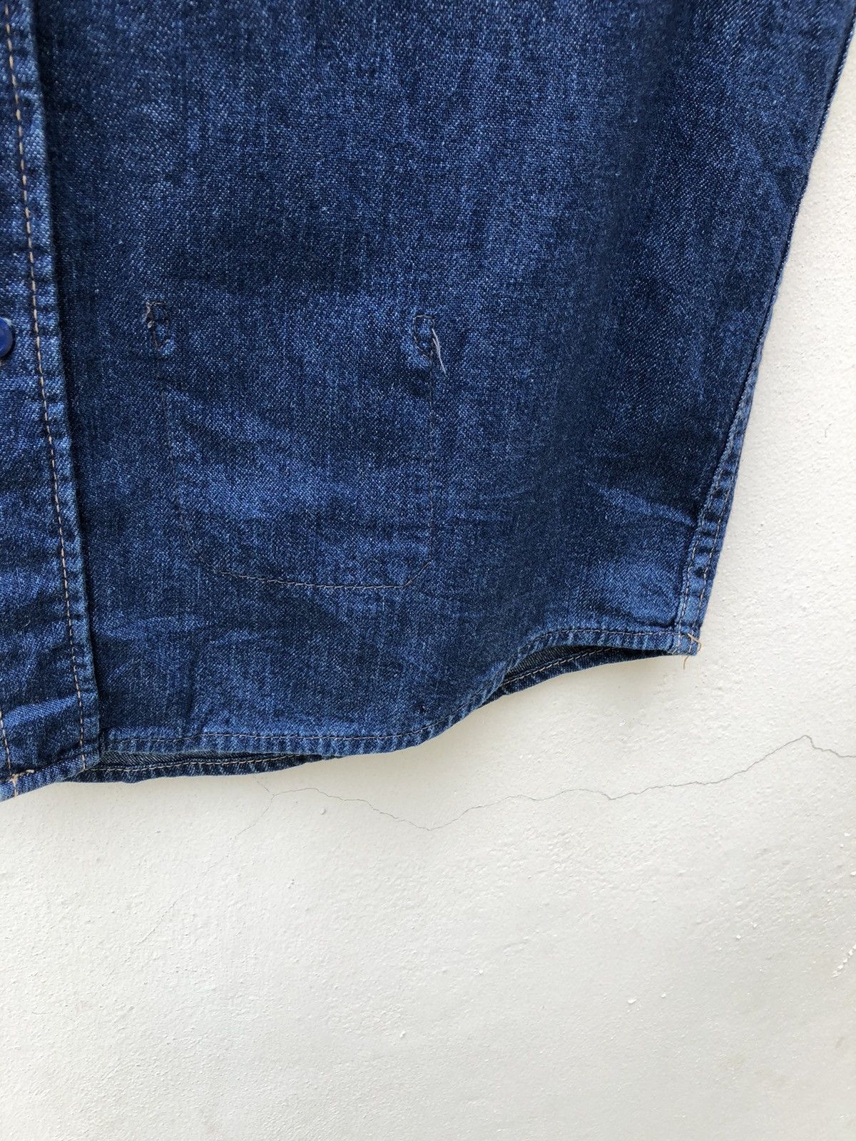 Blue Blue Japan BLUE BLUE JAPAN Indigo Short Sleeves Button Shirt Size US S / EU 44-46 / 1 - 6 Thumbnail