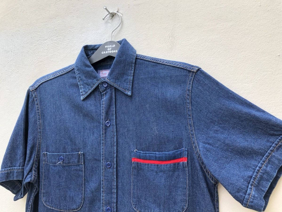 Blue Blue Japan BLUE BLUE JAPAN Indigo Short Sleeves Button Shirt Size US S / EU 44-46 / 1 - 5 Thumbnail