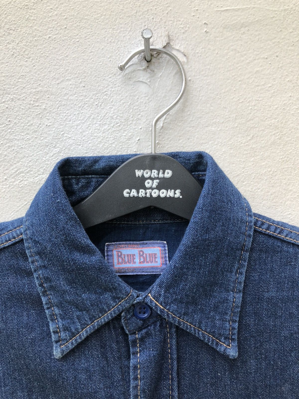 Blue Blue Japan BLUE BLUE JAPAN Indigo Short Sleeves Button Shirt Size US S / EU 44-46 / 1 - 3 Thumbnail