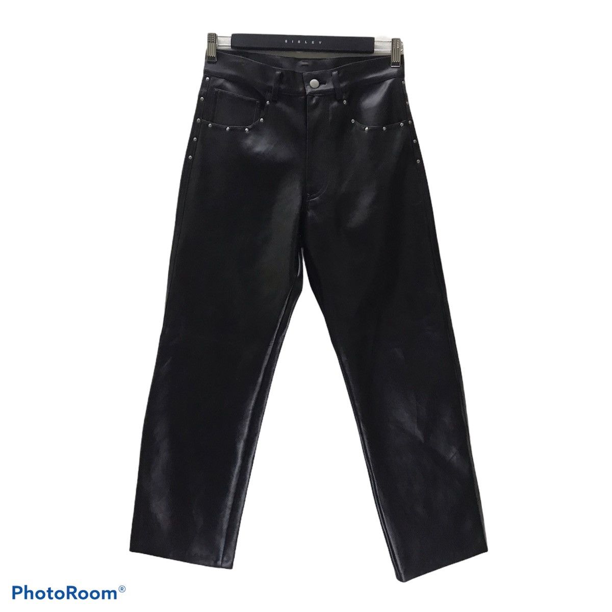 Japanese Brand Japanese Designer Bonskip PU Leather Pants Straight cut Size US 28 / EU 44 - 1 Thumbnail