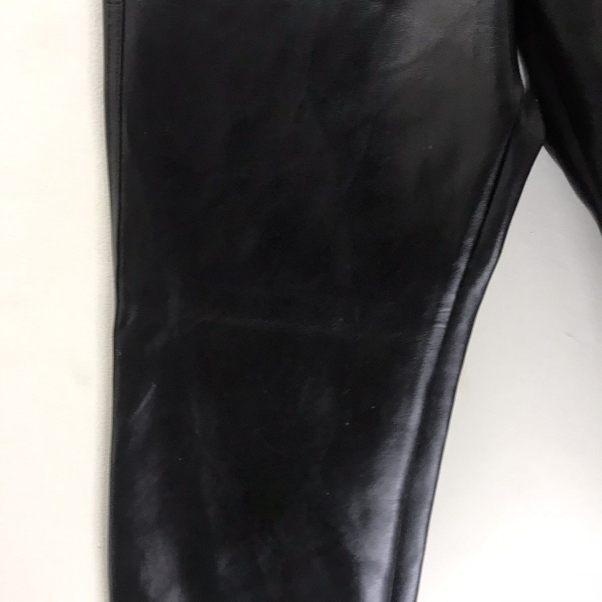 Japanese Brand Japanese Designer Bonskip PU Leather Pants Straight cut Size US 28 / EU 44 - 6 Thumbnail