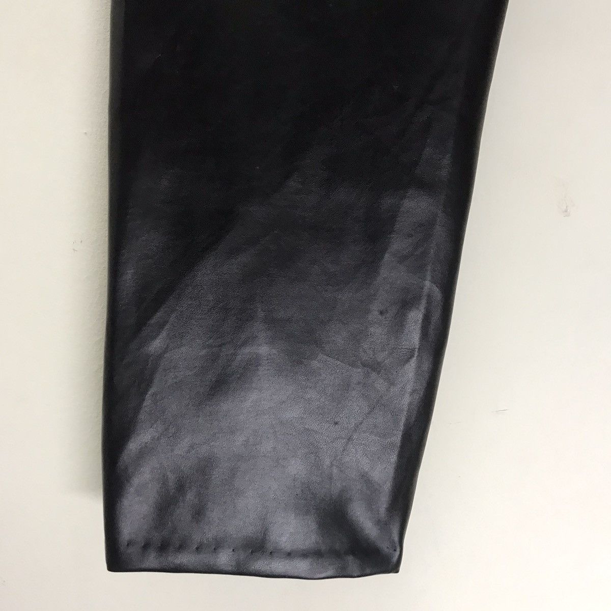 Japanese Brand Japanese Designer Bonskip PU Leather Pants Straight cut Size US 28 / EU 44 - 14 Thumbnail