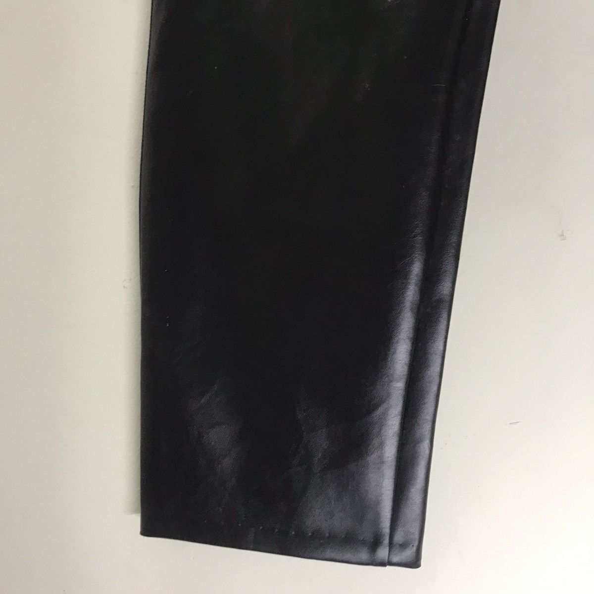 Japanese Brand Japanese Designer Bonskip PU Leather Pants Straight cut Size US 28 / EU 44 - 8 Thumbnail