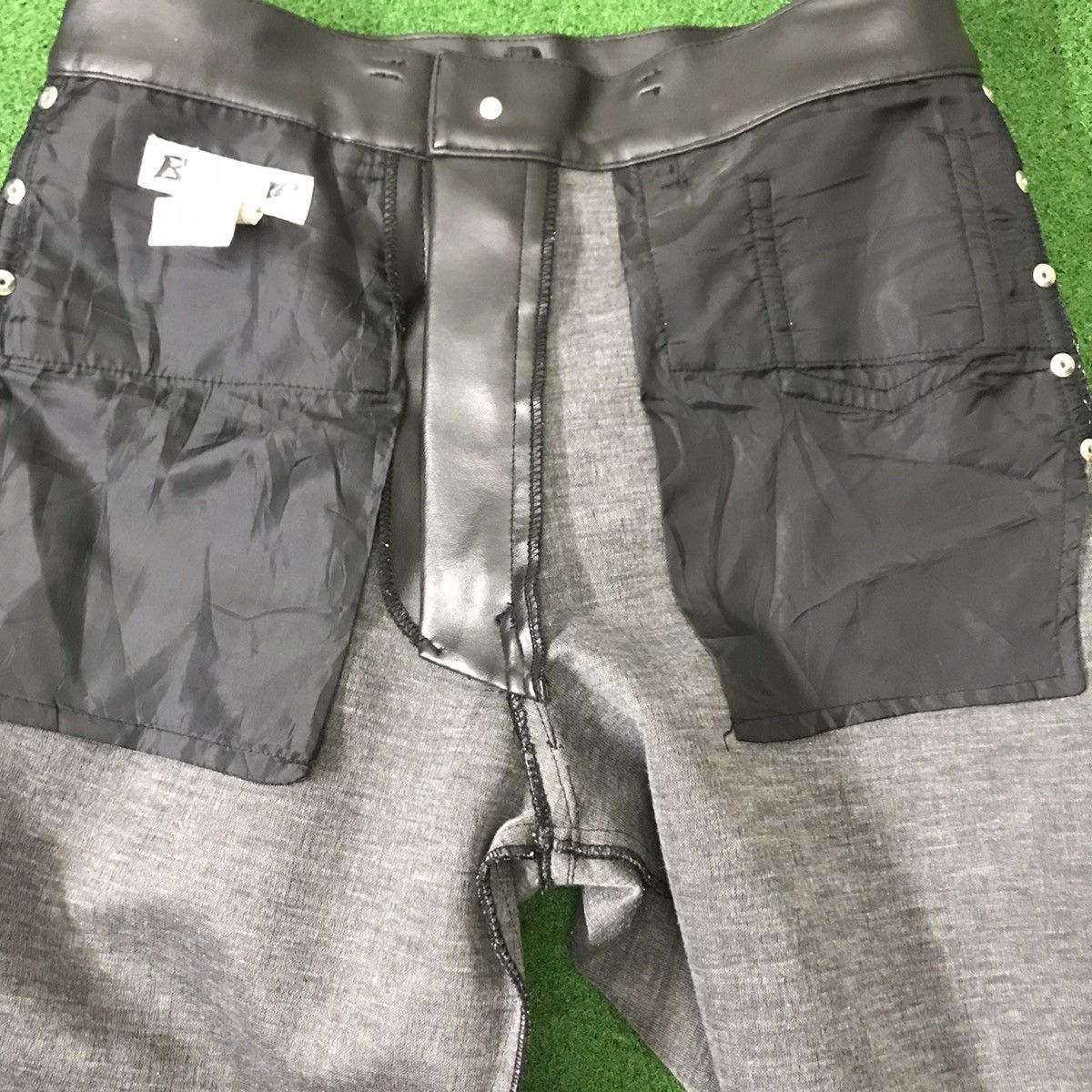 Japanese Brand Japanese Designer Bonskip PU Leather Pants Straight cut Size US 28 / EU 44 - 19 Thumbnail