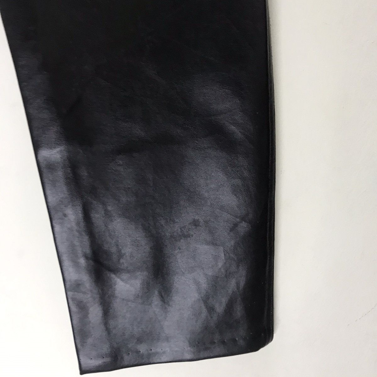 Japanese Brand Japanese Designer Bonskip PU Leather Pants Straight cut Size US 28 / EU 44 - 15 Thumbnail