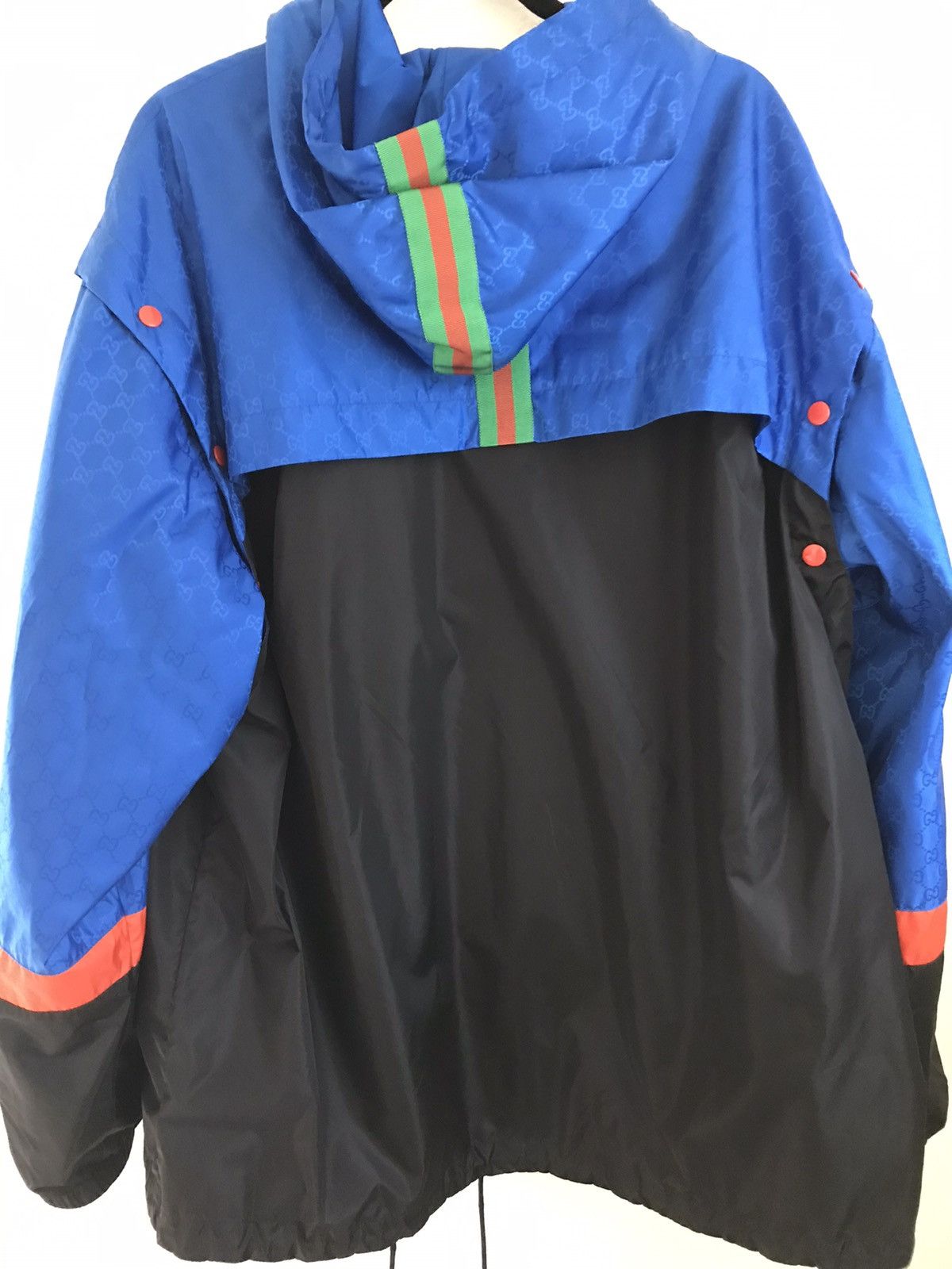 Gucci Gucci FW19 windbreaker jacket with detachable sleeves Size US L / EU 52-54 / 3 - 2 Thumbnail