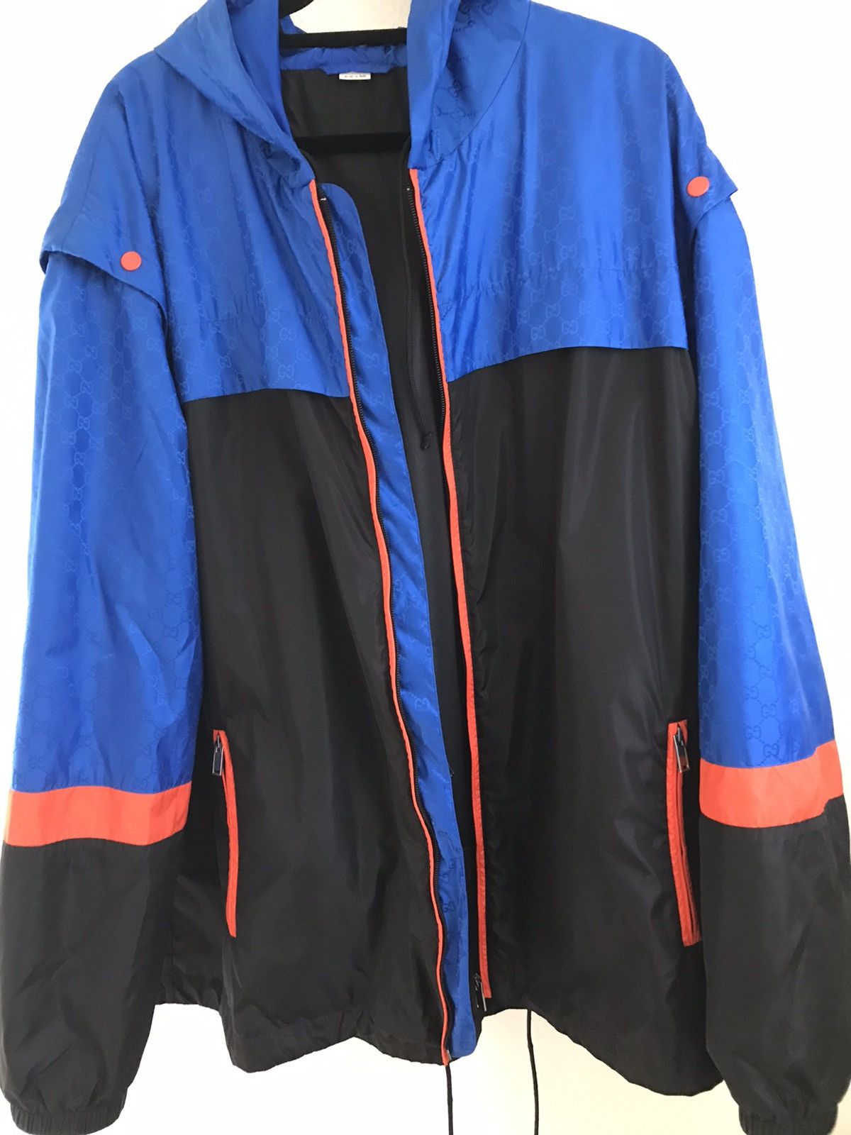 Gucci Gucci FW19 windbreaker jacket with detachable sleeves Size US L / EU 52-54 / 3 - 1 Thumbnail