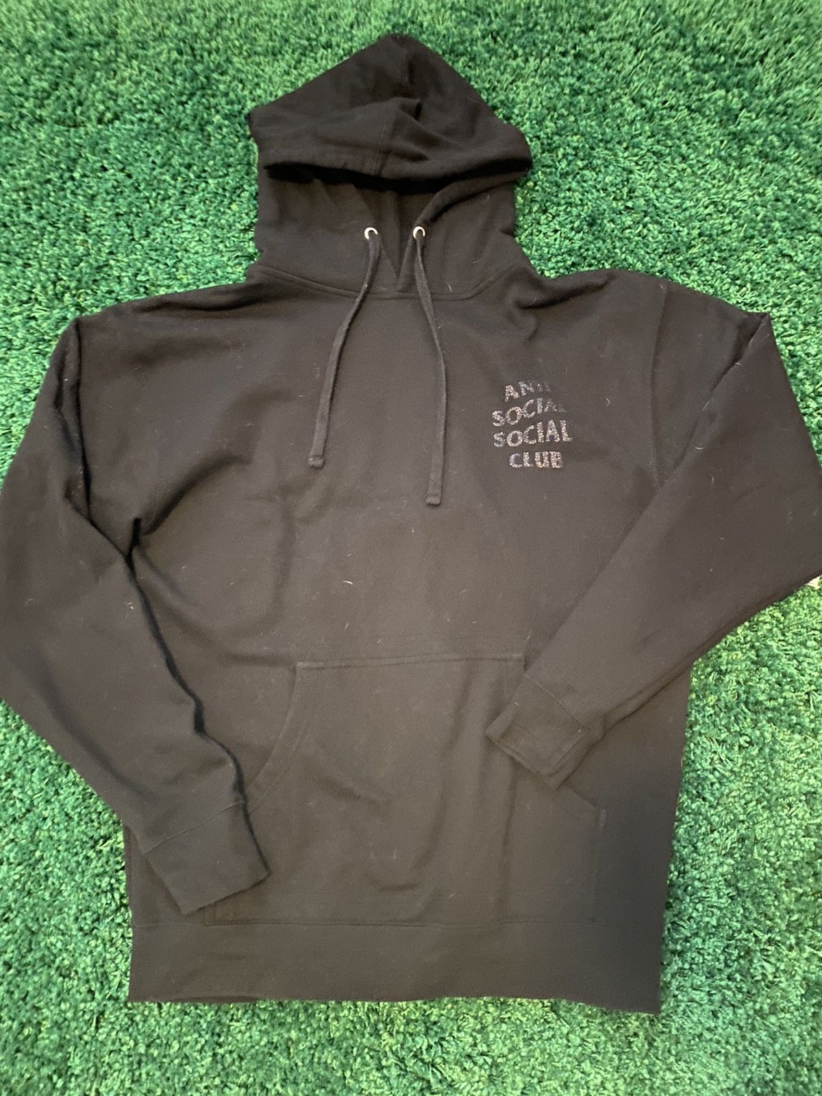 Anti Social Social Club ASSC Glitter Logo Hoodie Size US L / EU 52-54 / 3 - 1 Thumbnail