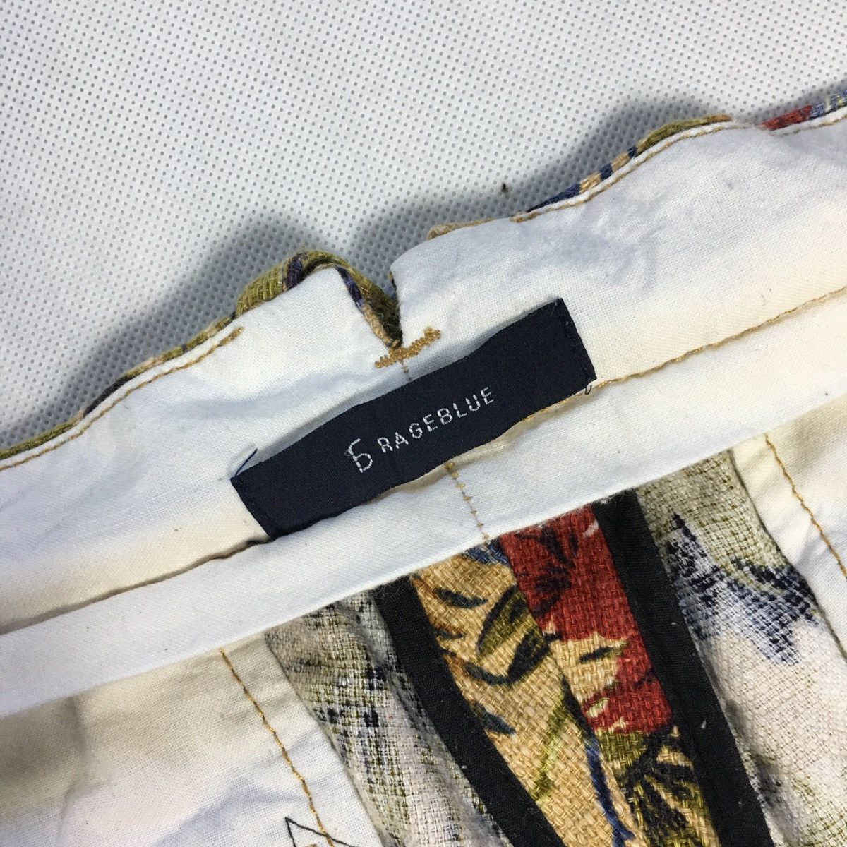 Japanese Brand × RAGEBLUE Rageblue Cotton Hemp Blend Cropped Floral Pant Size US 32 / EU 48 - 7 Thumbnail