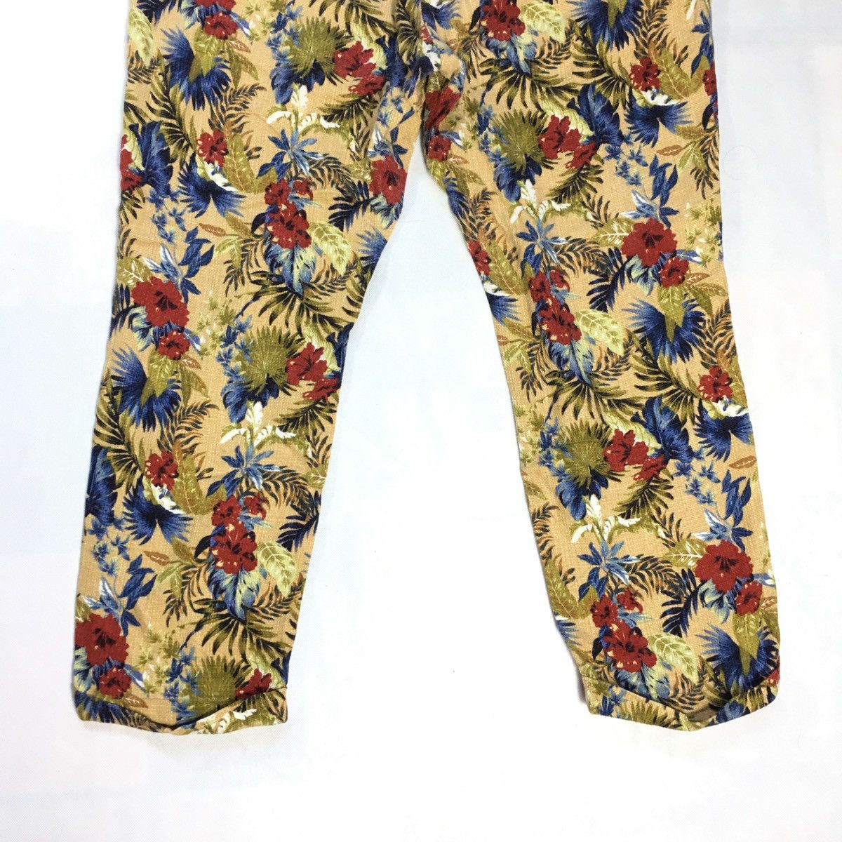 Japanese Brand × RAGEBLUE Rageblue Cotton Hemp Blend Cropped Floral Pant Size US 32 / EU 48 - 6 Thumbnail